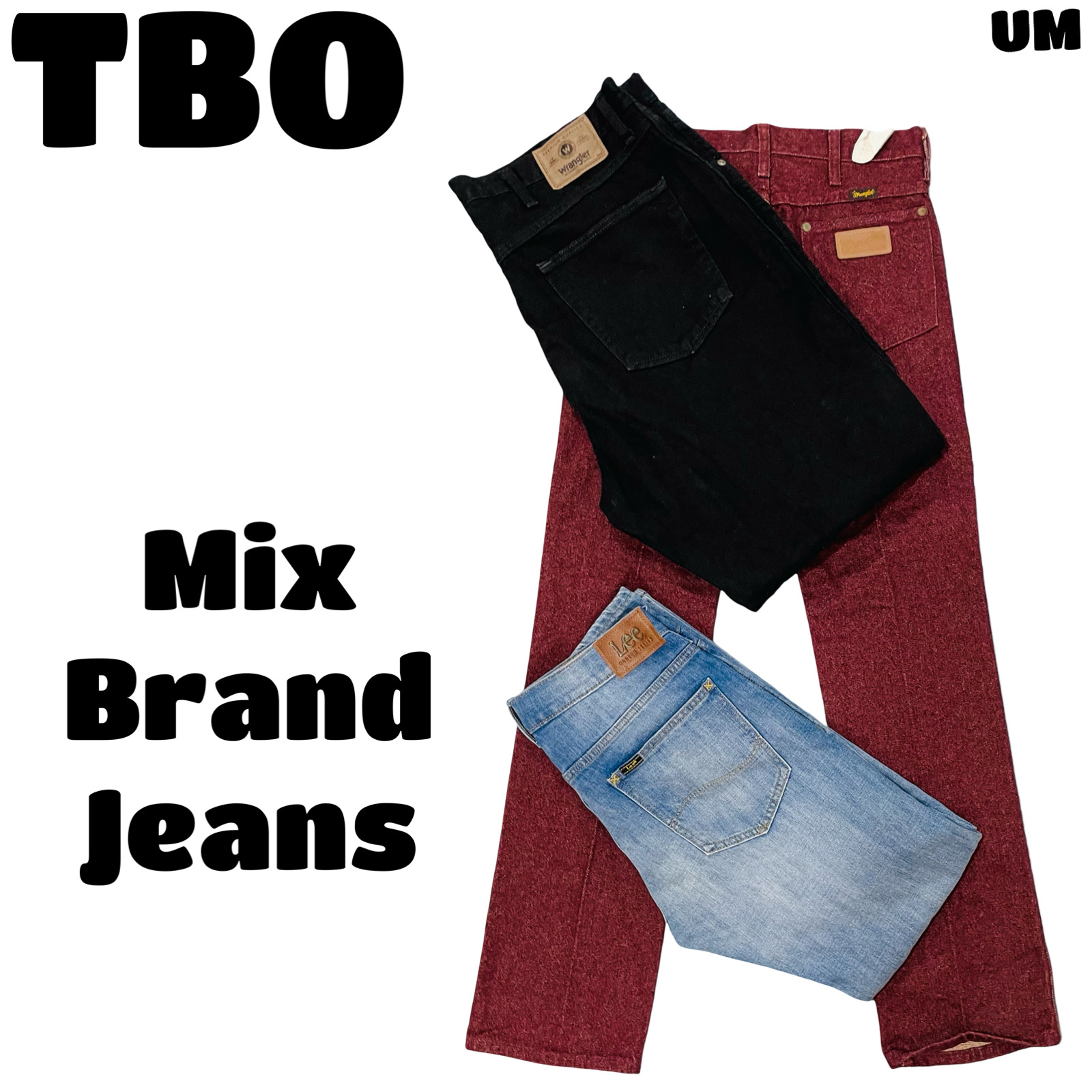 Mix brand jeans