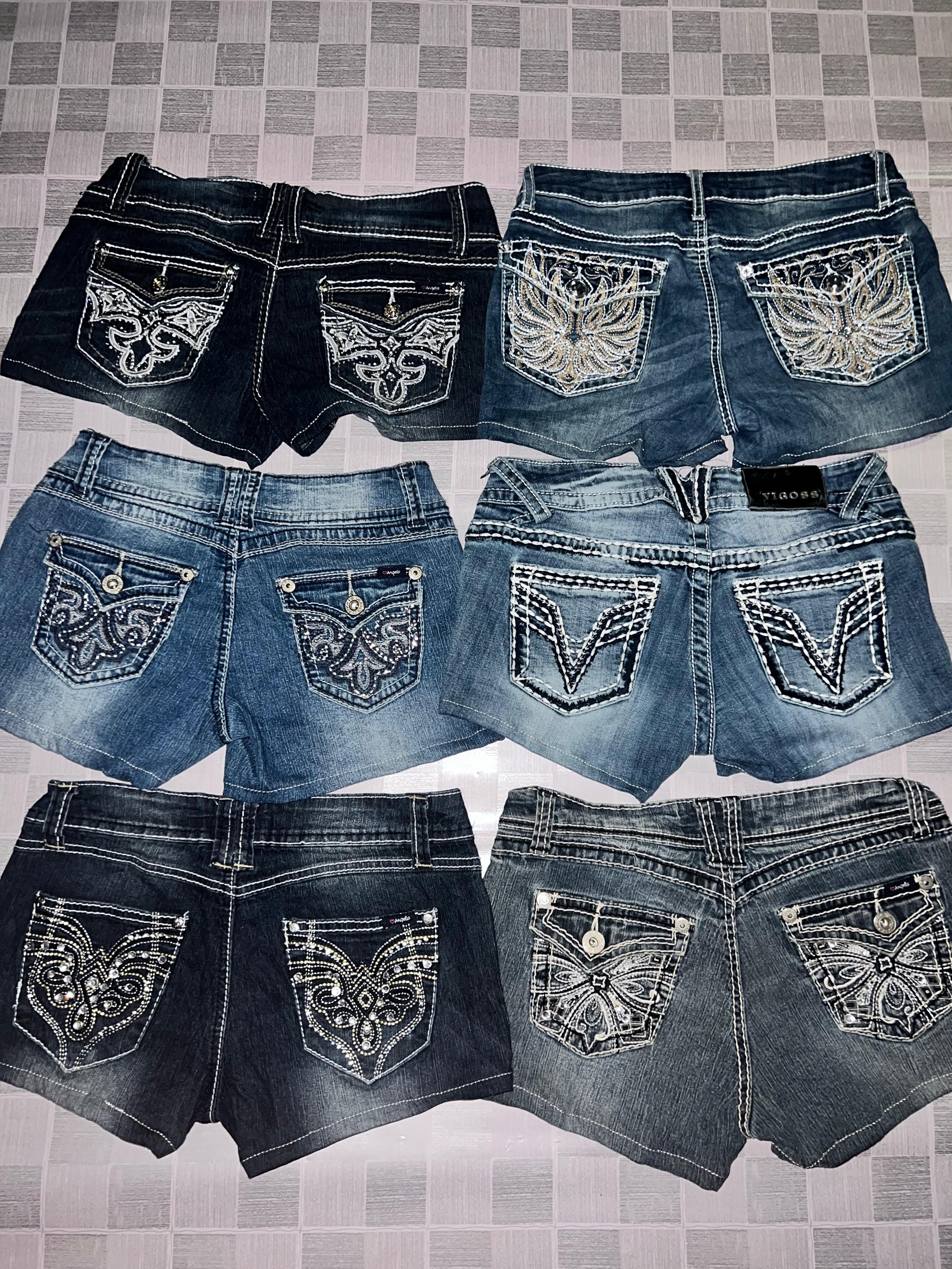 R458 Upcycled Ladies Embellished Sexy Ho..