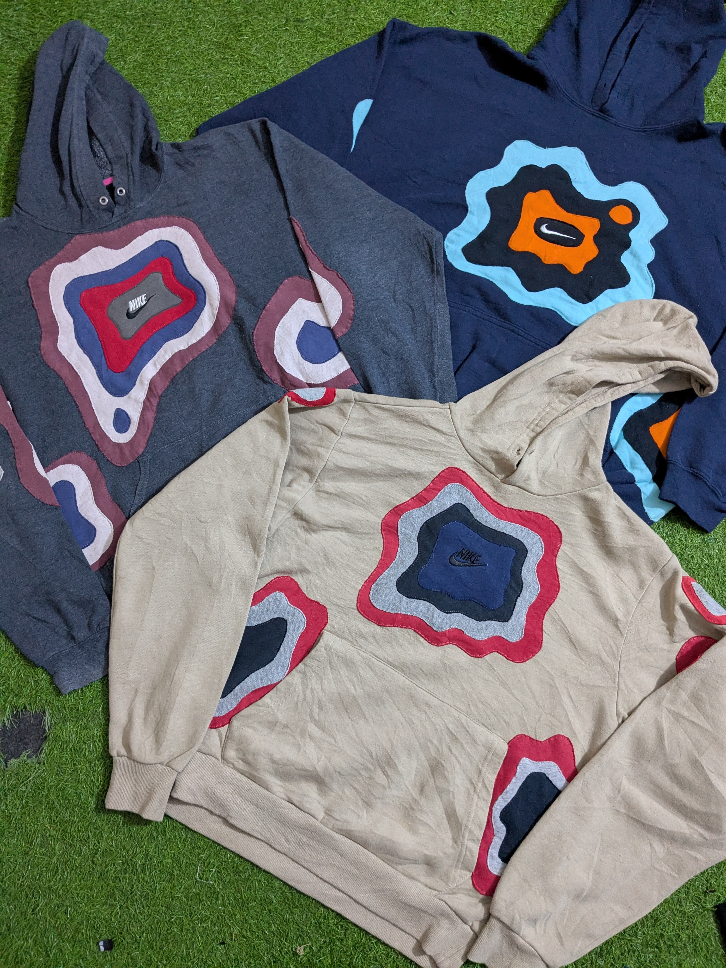 Upcycle Nike Patchwork Hoodies