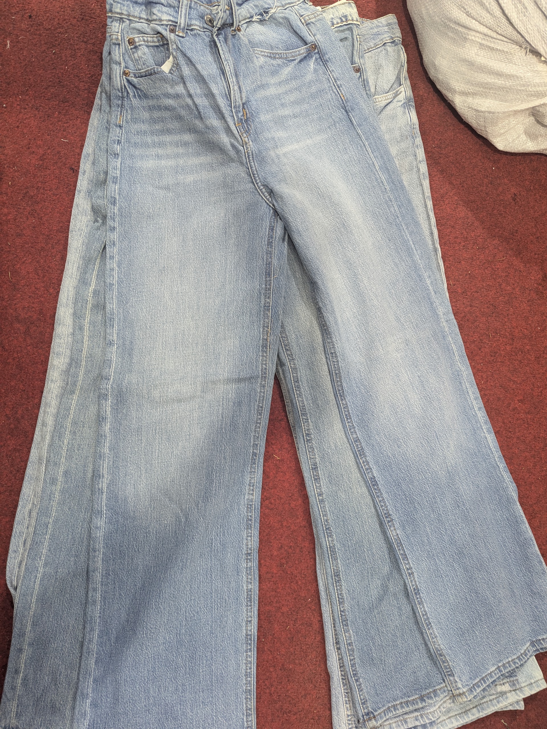 Women Vintage Fit / Flare Denim Jeans