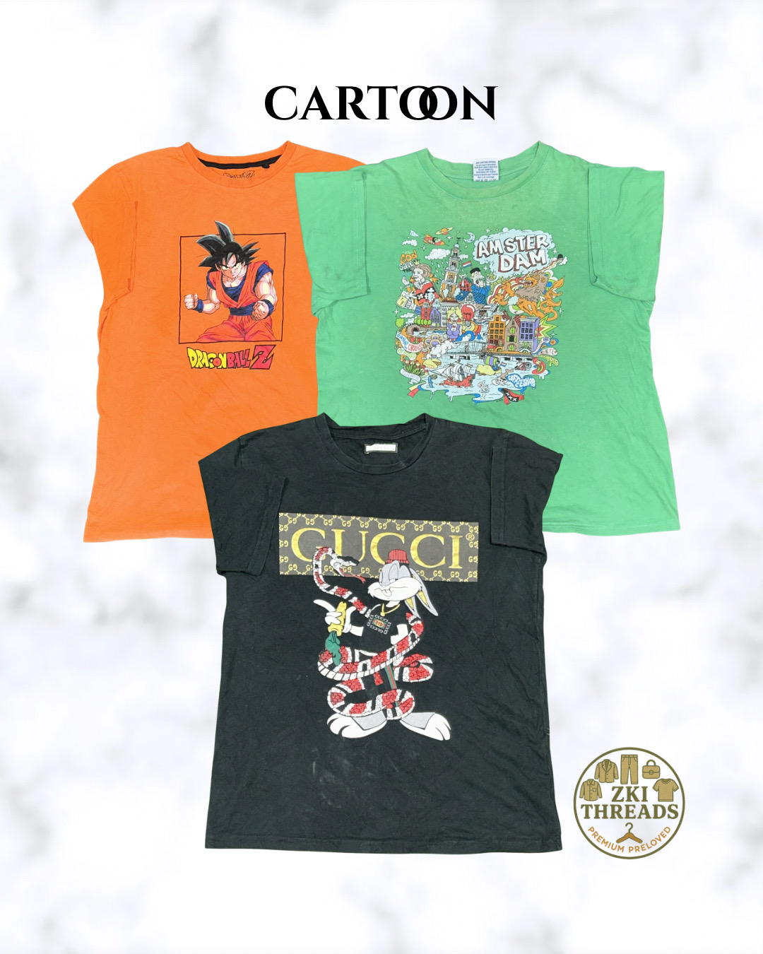 Cartoon T-Shirts (ZKI-177)