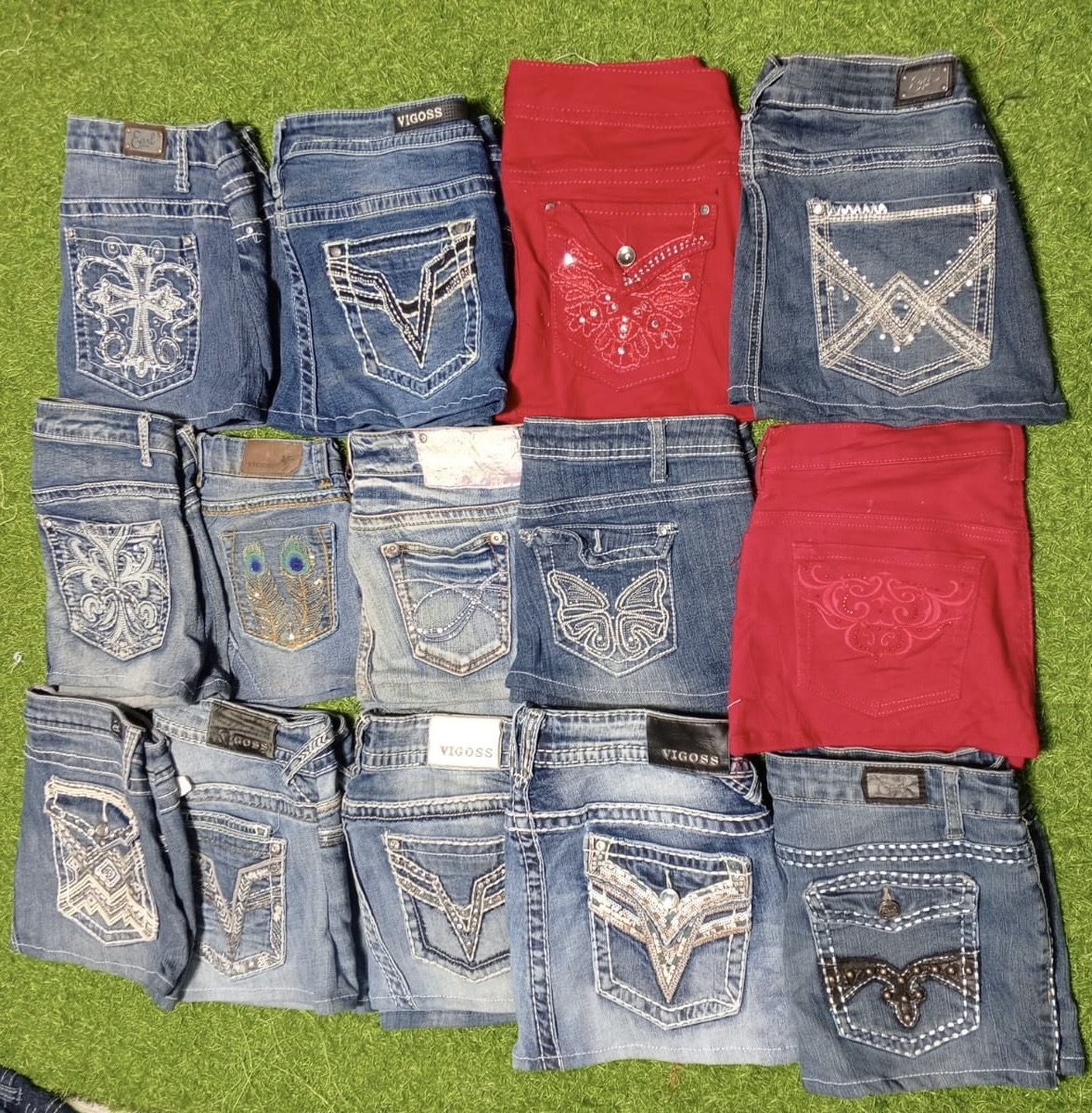 VIGOSS AND OTHER MIX BRANDS MINI SKIRTS (C 61)