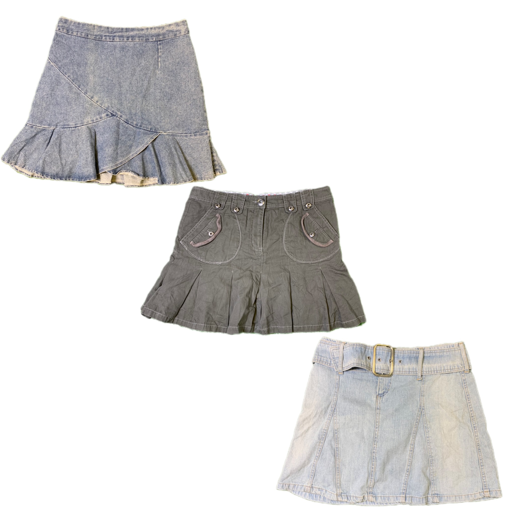 Y2K Denim Mini Skirts RW-1651