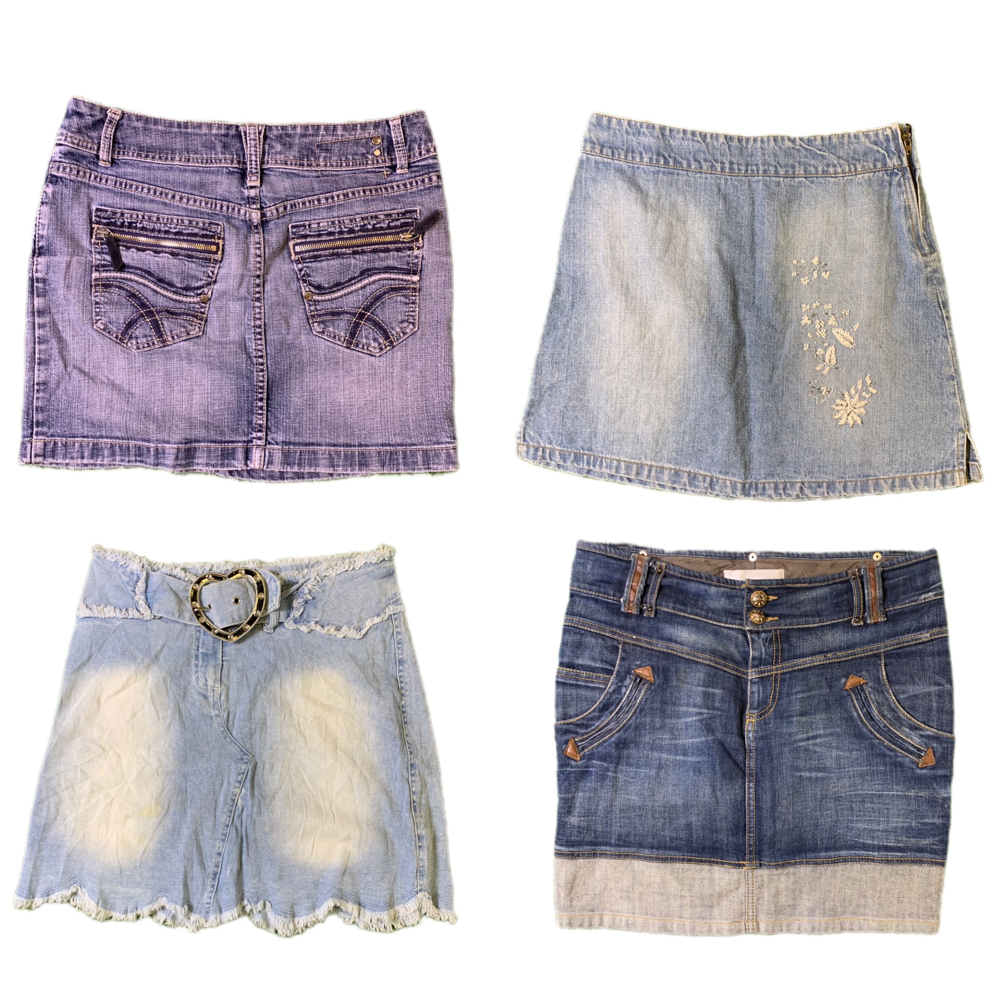 Y2K IT Girl Denim Mini Skirts RW-1657