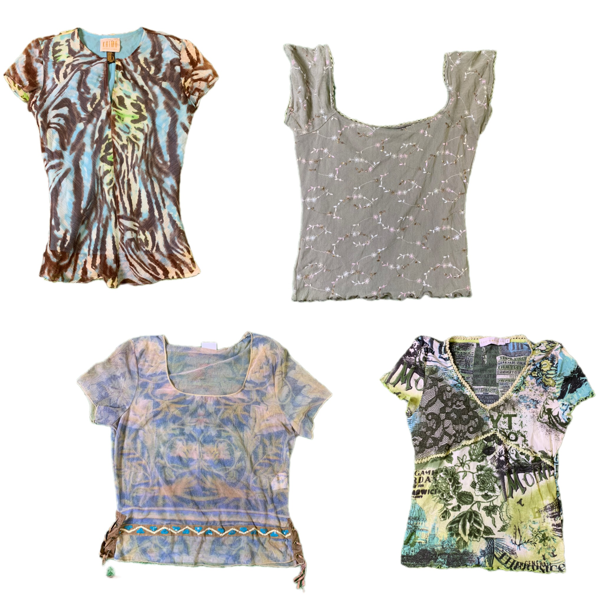 Y2K Earthy Tone Tank Tops RW-1659