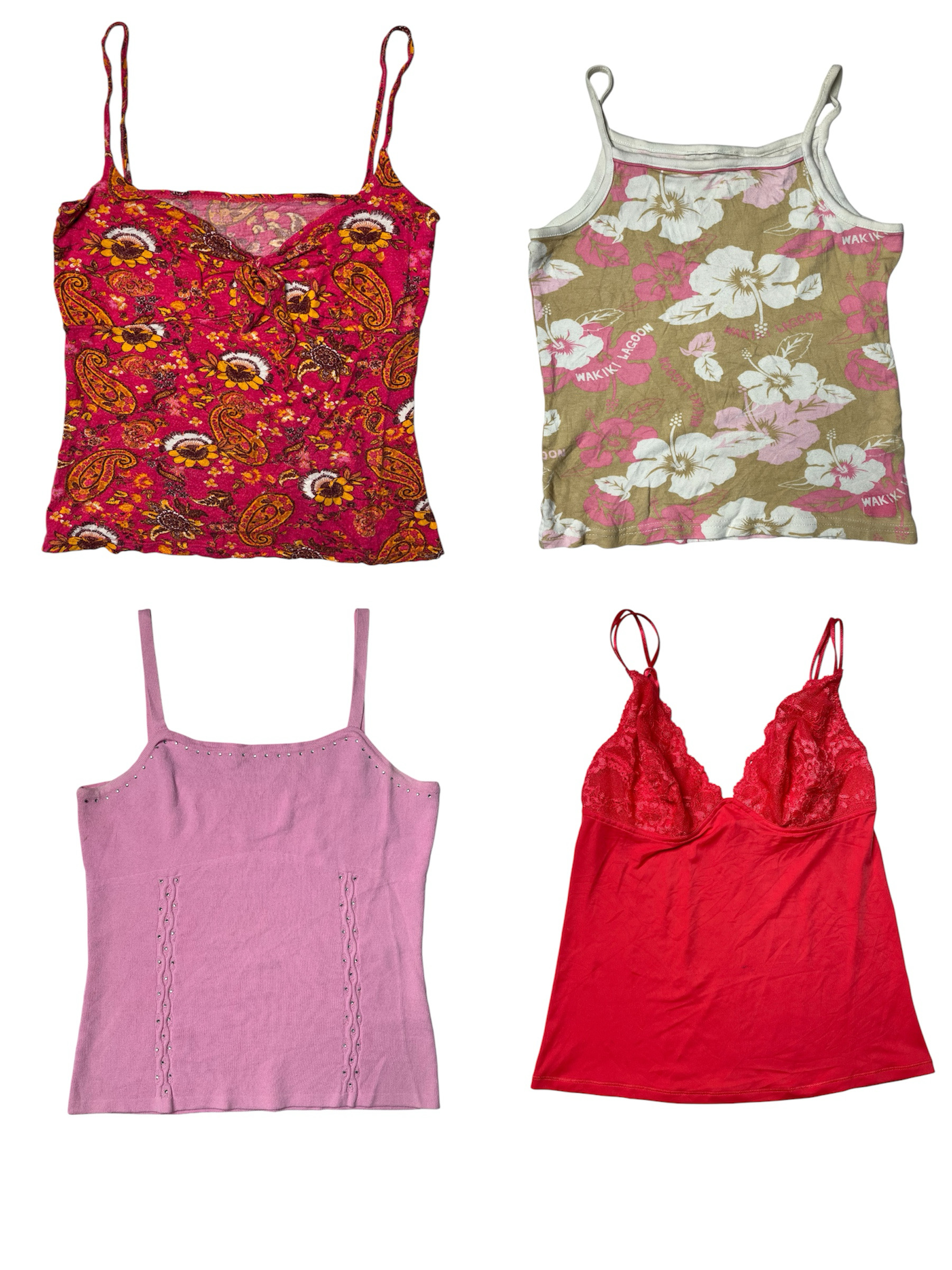 Y2K Pink & Red Dream Camisole: TT-165