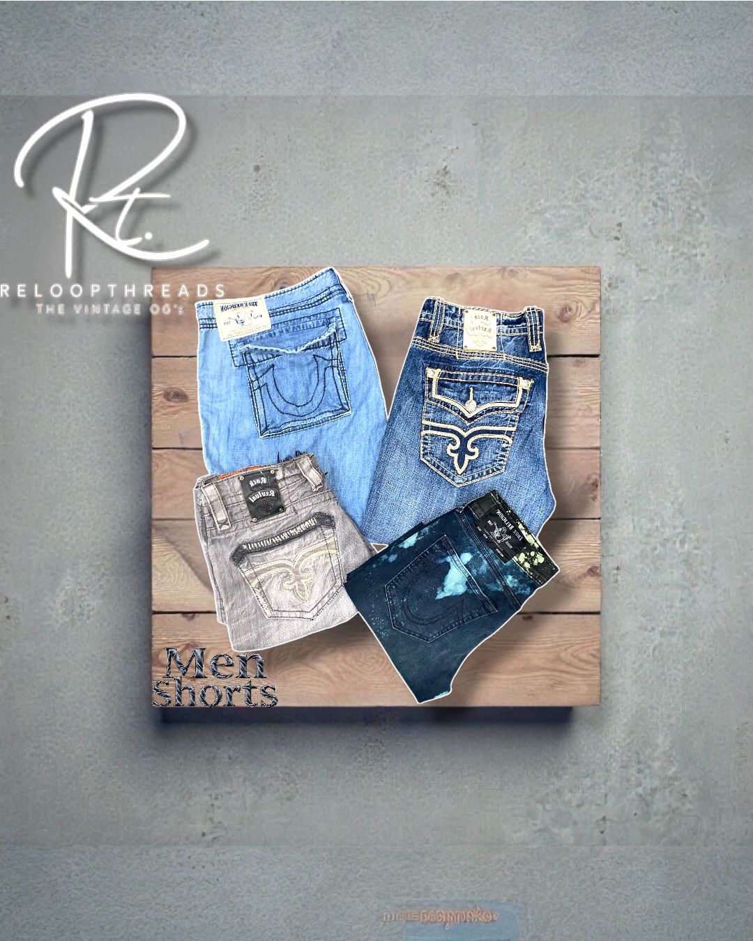 RT 1446 Mix Brand Men Shorts