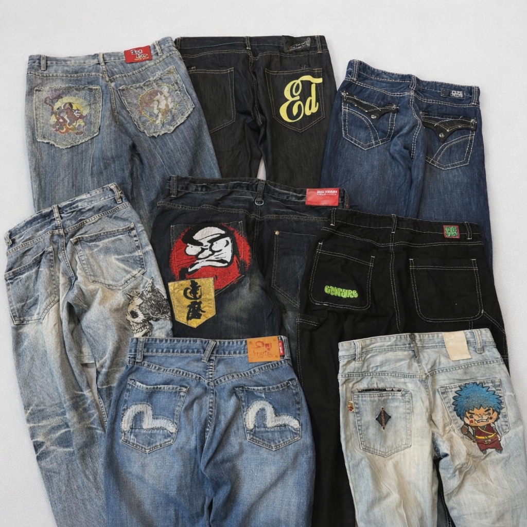 Hip Hop Baggy Jeans(0001)