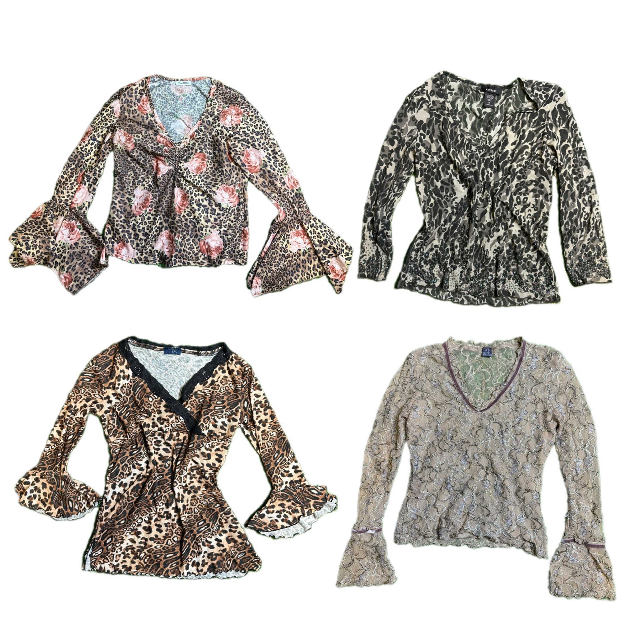 Y2K Gothic Vibe Full Sleeve Tops (TVL-332)