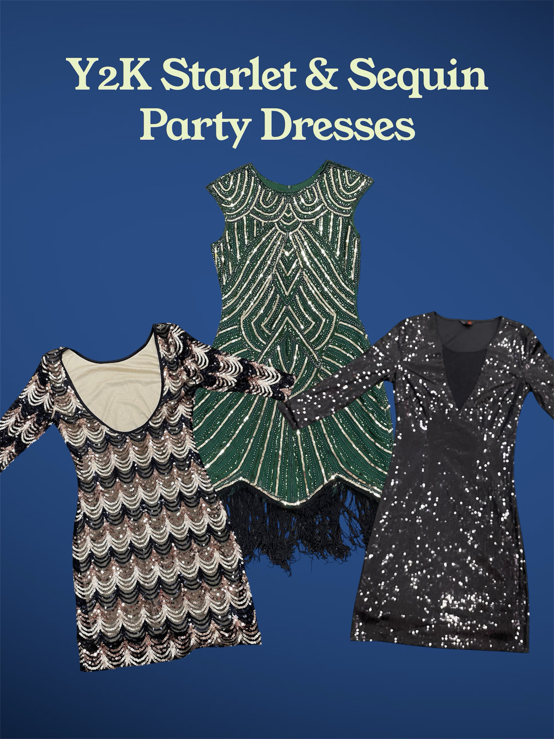 Y2K Starlet & Sequin Party Dresses - (11/03)
