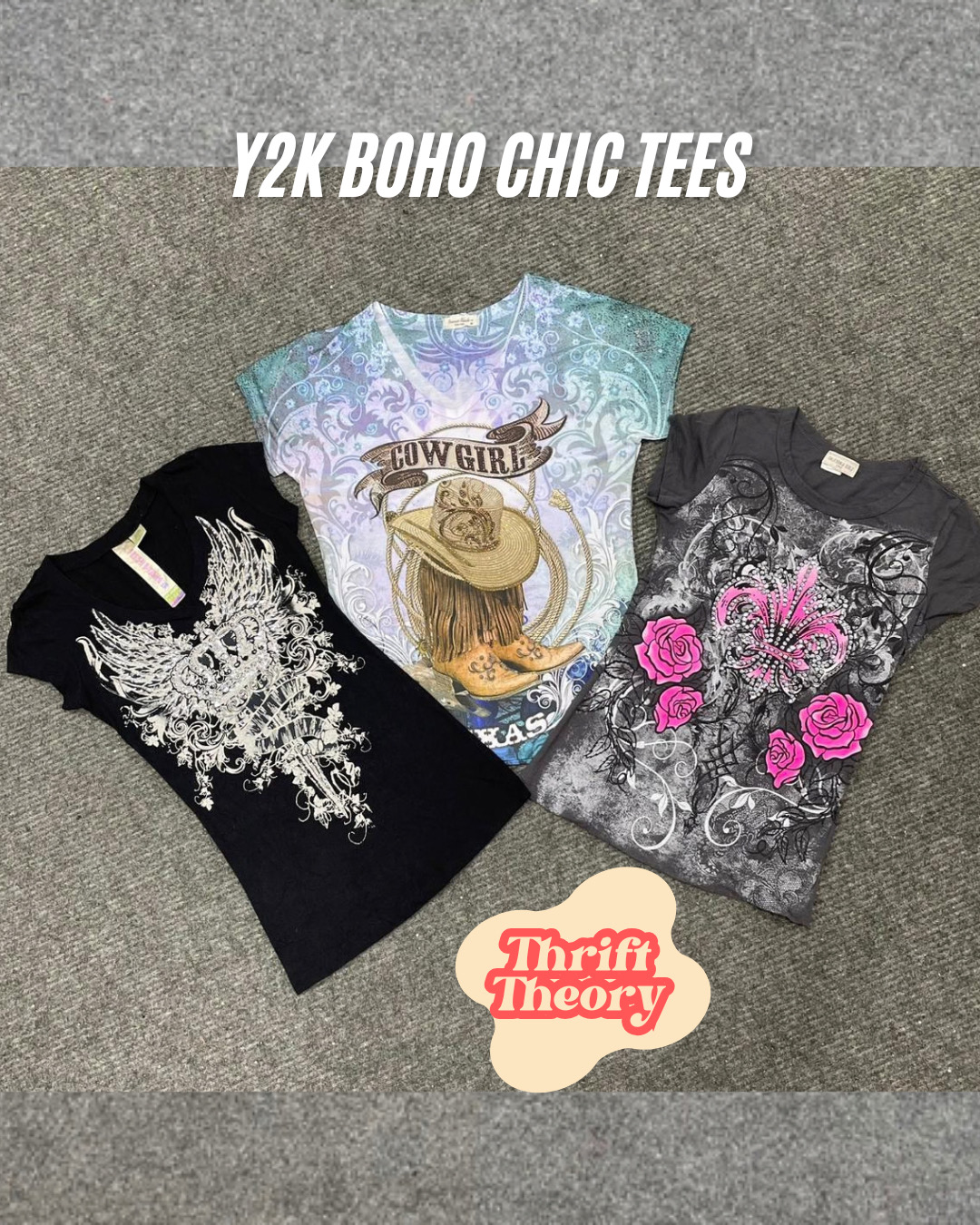 Y2K Boho Chic Tees - (11/03)
