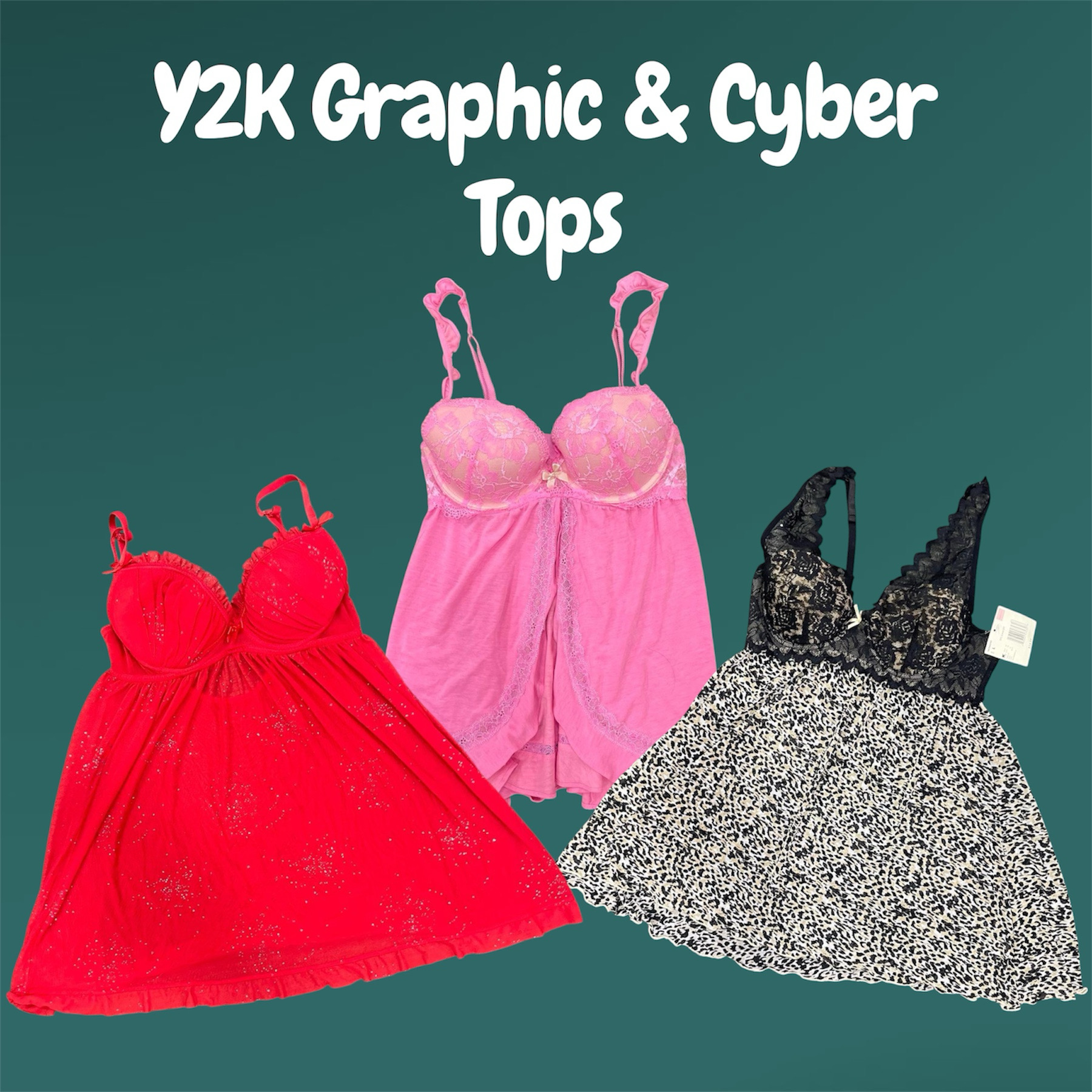Y2K Graphic & Cyber Tops - (11/03)