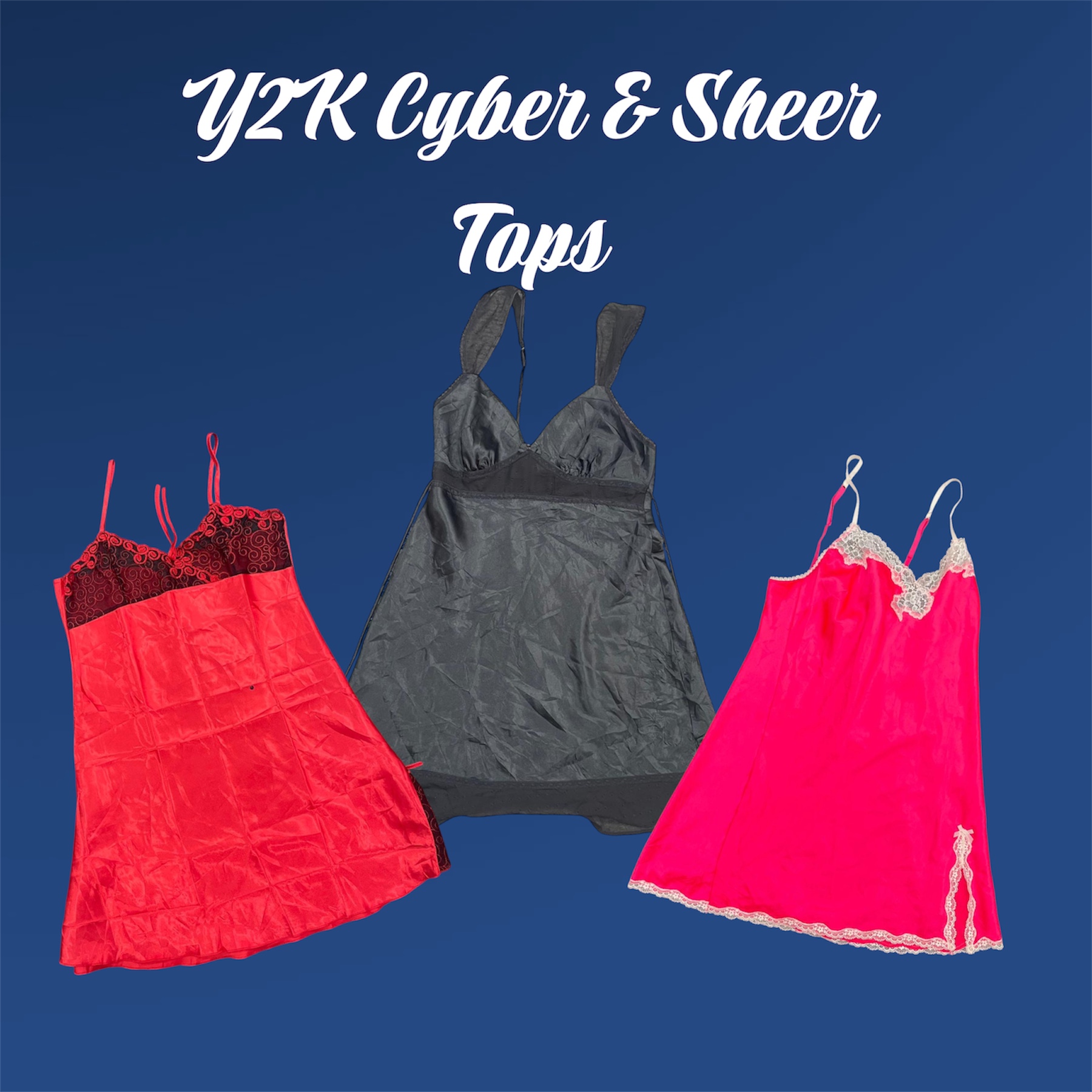 Y2K Cyber & Sheer Tops - (11/03)