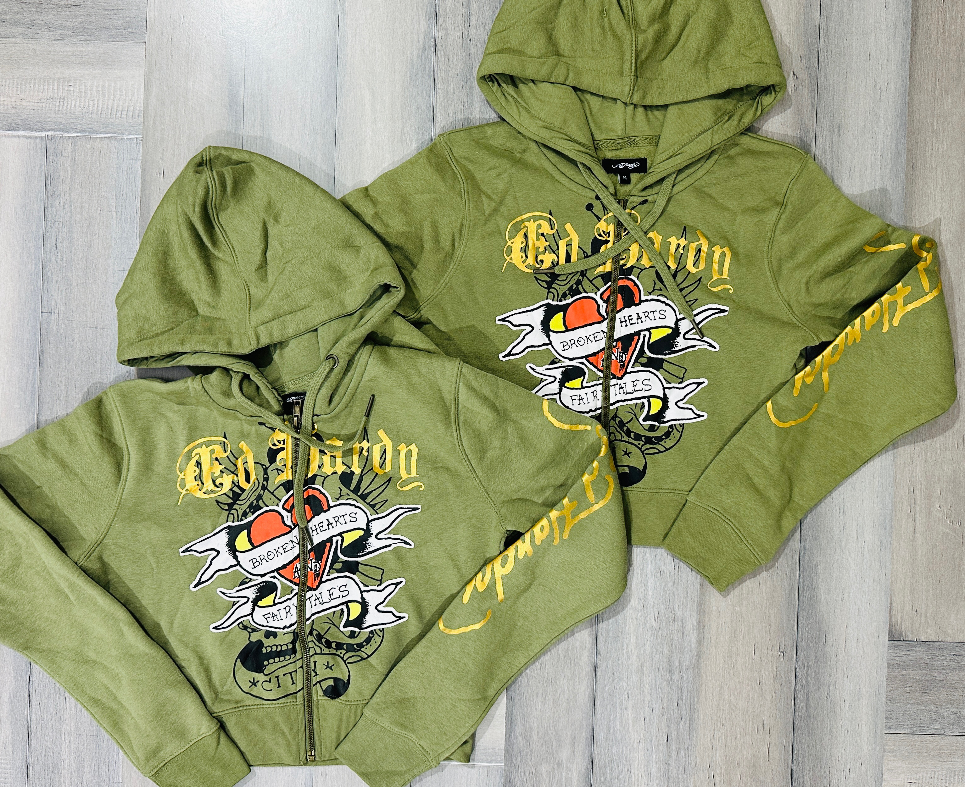 ED Hardy Women Zipper Hoodies