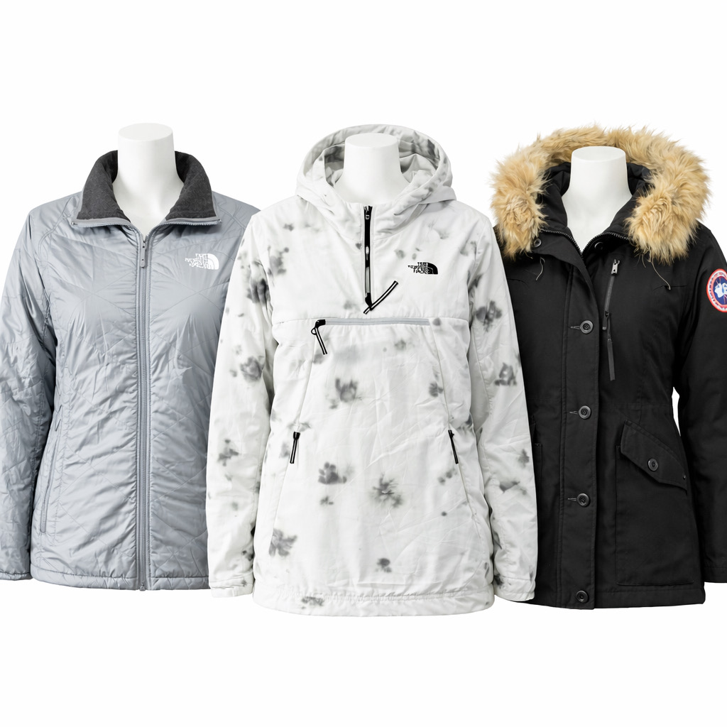 Premium Canada Goose TNF Light Weight Puffers