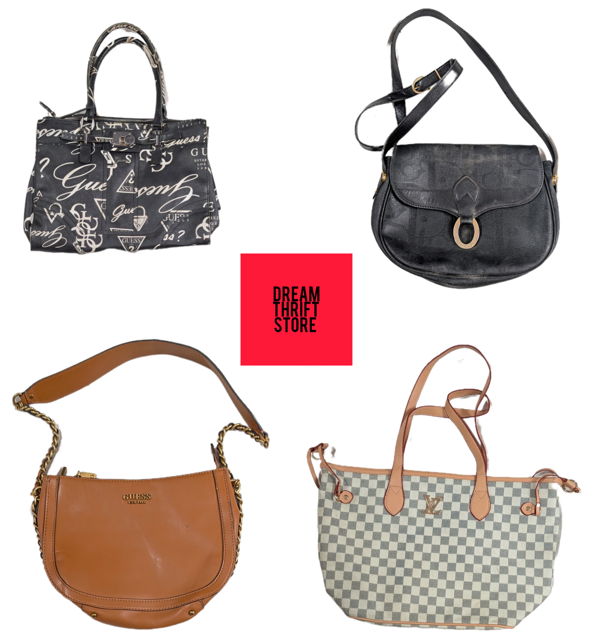 DESIGNER BAGS (BRANDS INCLUDED) GUCCI, LOUIS VUITT..