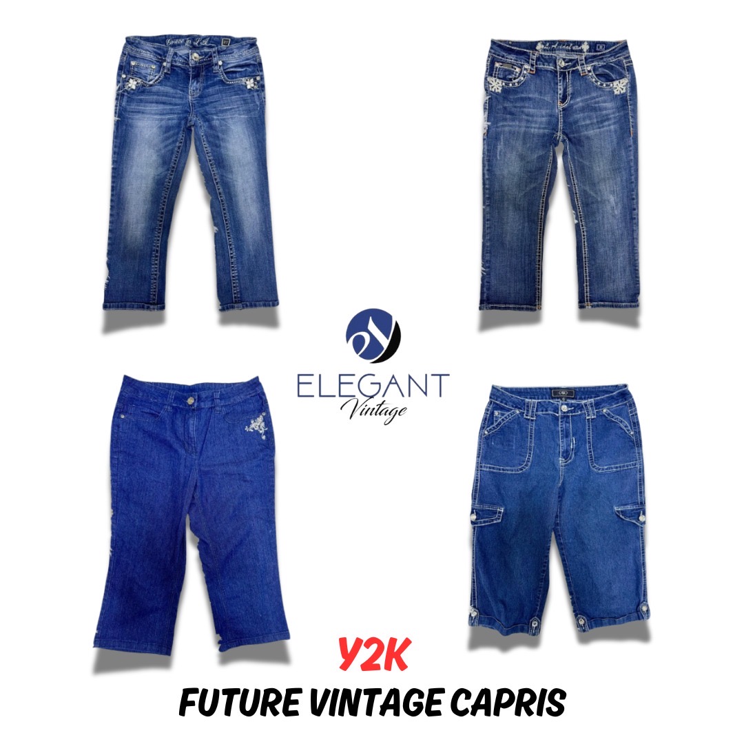 Y2K Future Vintage Capris - EV0260
