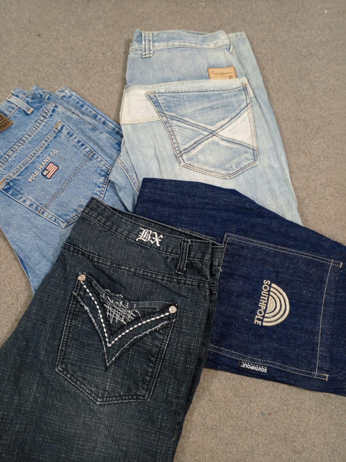 #267 Jeans baggy hip-hop da uomo