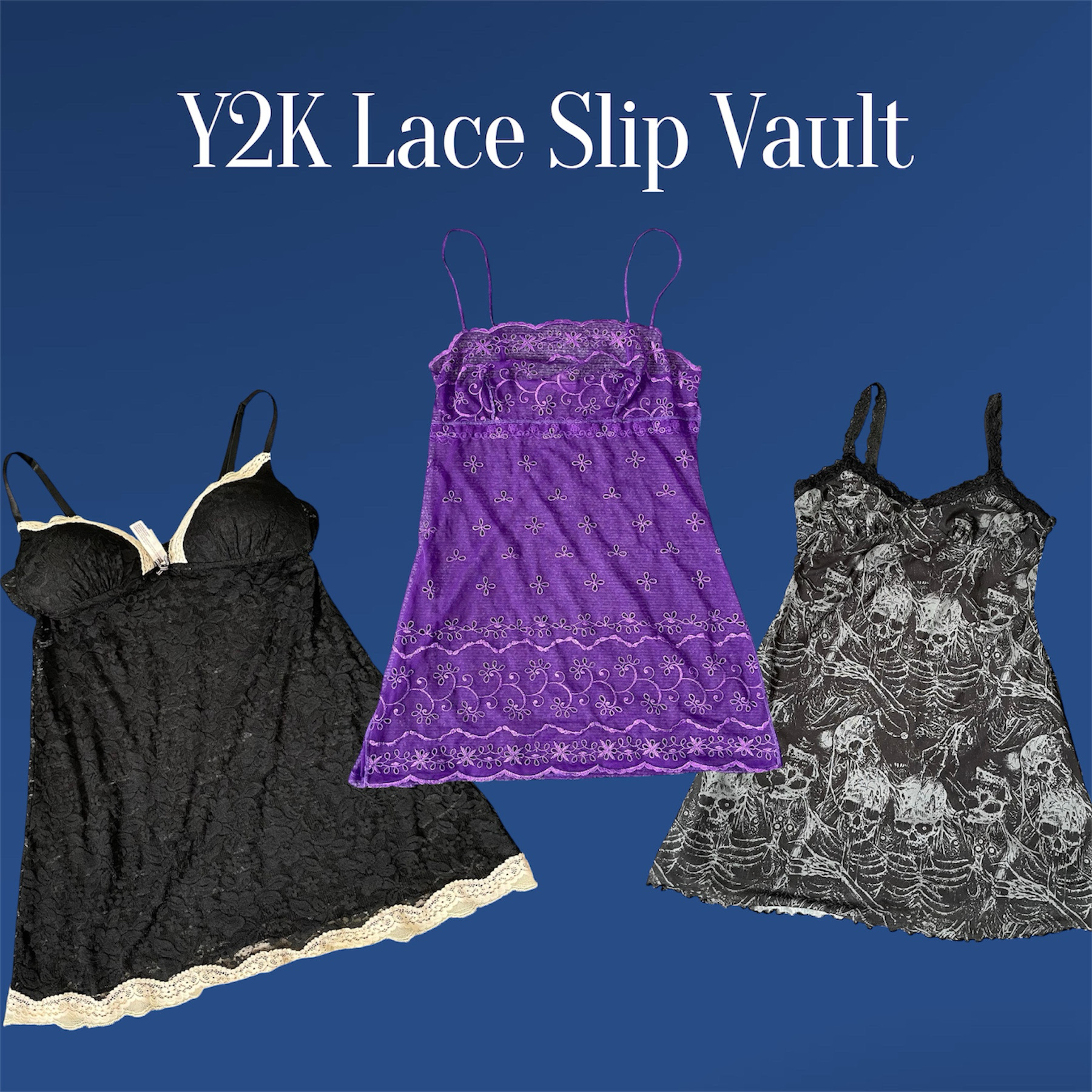 Y2K Lace Slip Vault - (12/03)