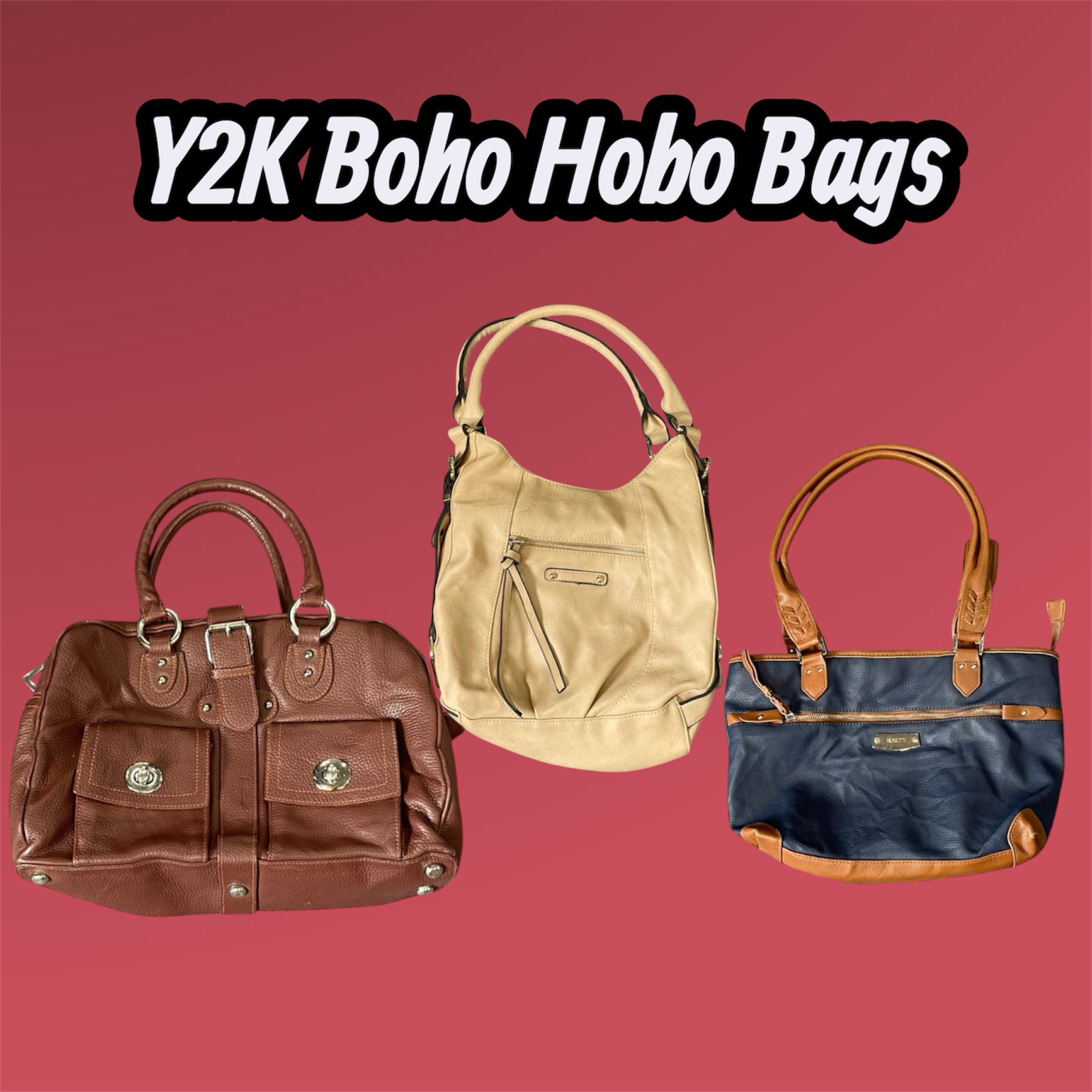 Y2K Boho Hobo Bags - (12/03)