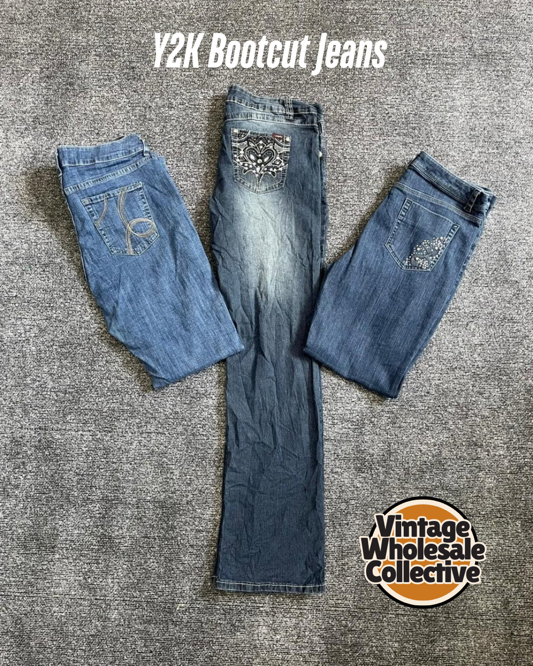 Y2K Bootcut Jeans - (12/03)