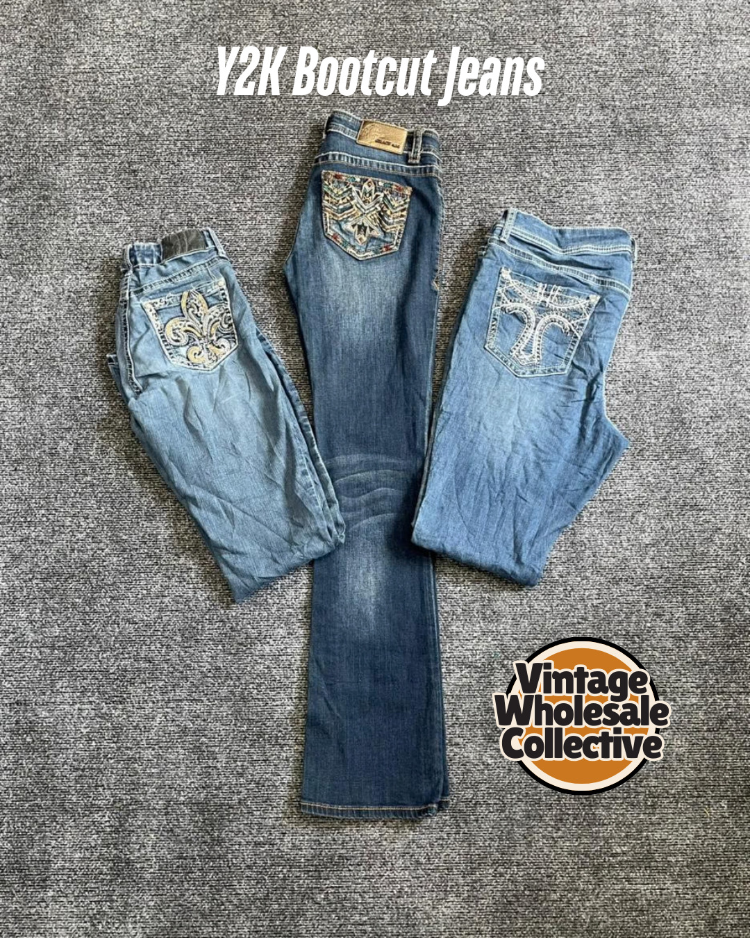 Y2K Bootcut Jeans - (12/03)