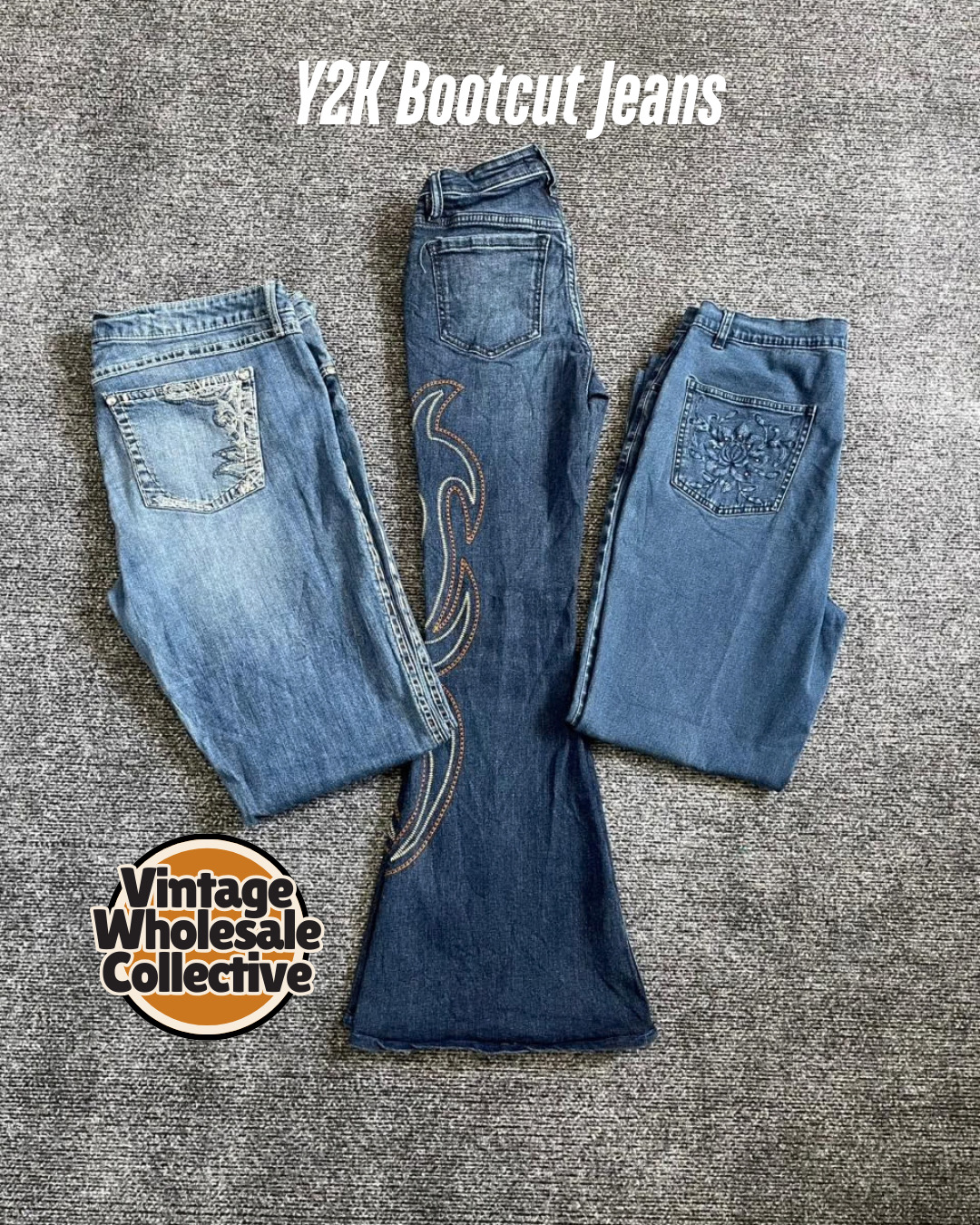 Y2K Bootcut Jeans - (12/03)