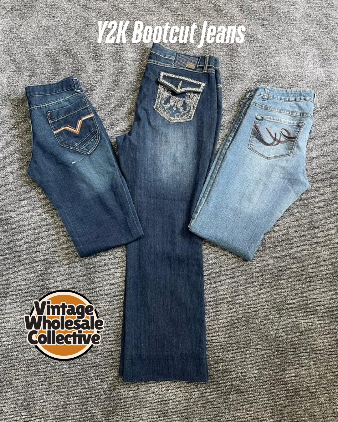 Y2K Bootcut Jeans - (12/03)