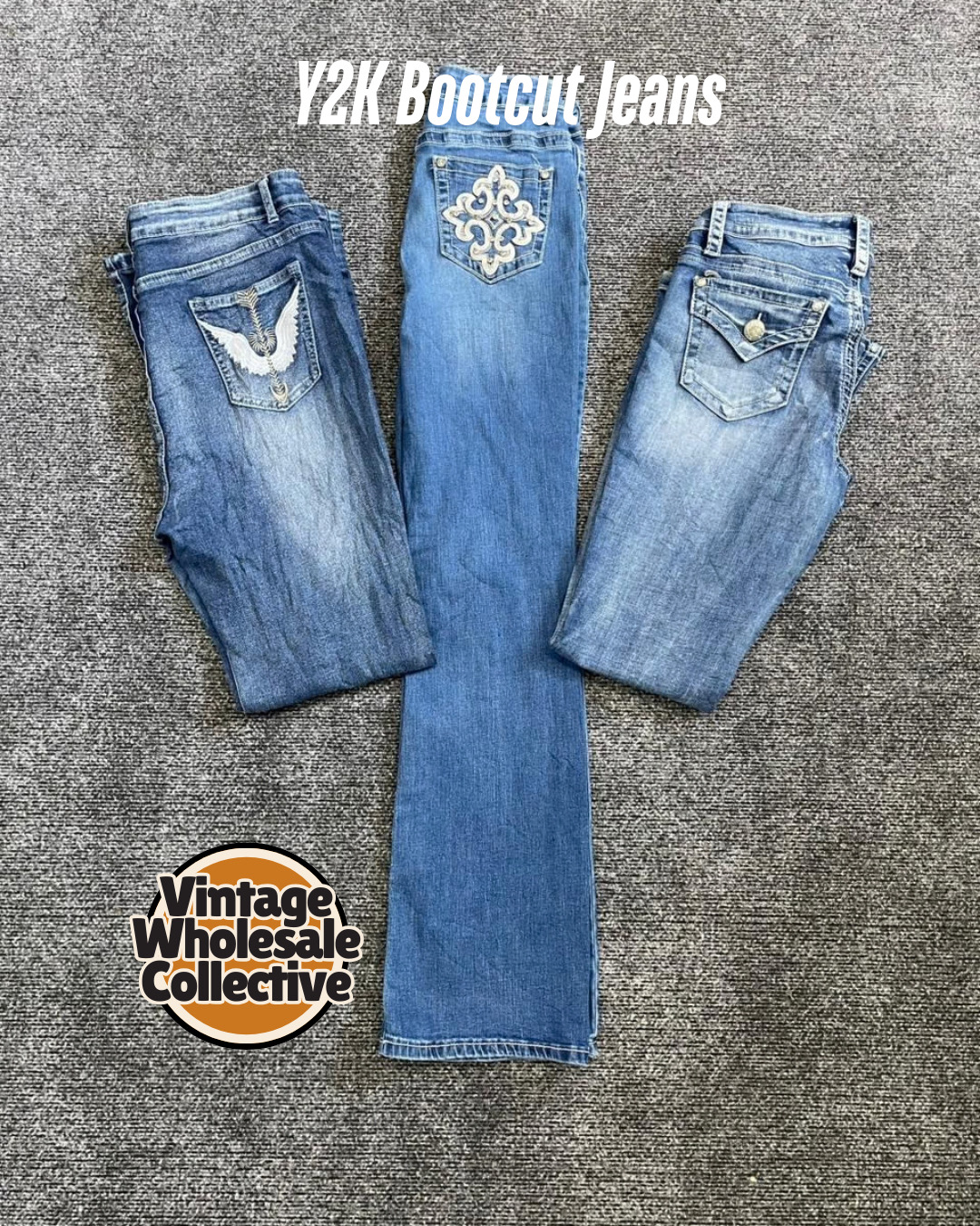 Y2K Bootcut Jeans - (12/03)
