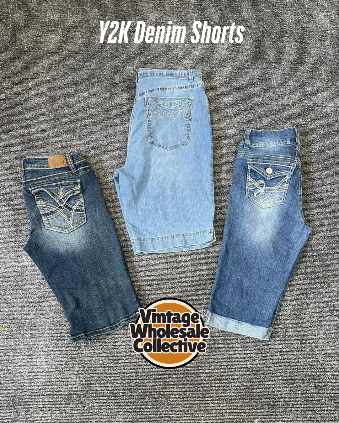 Y2K Denim Shorts - (12/03)