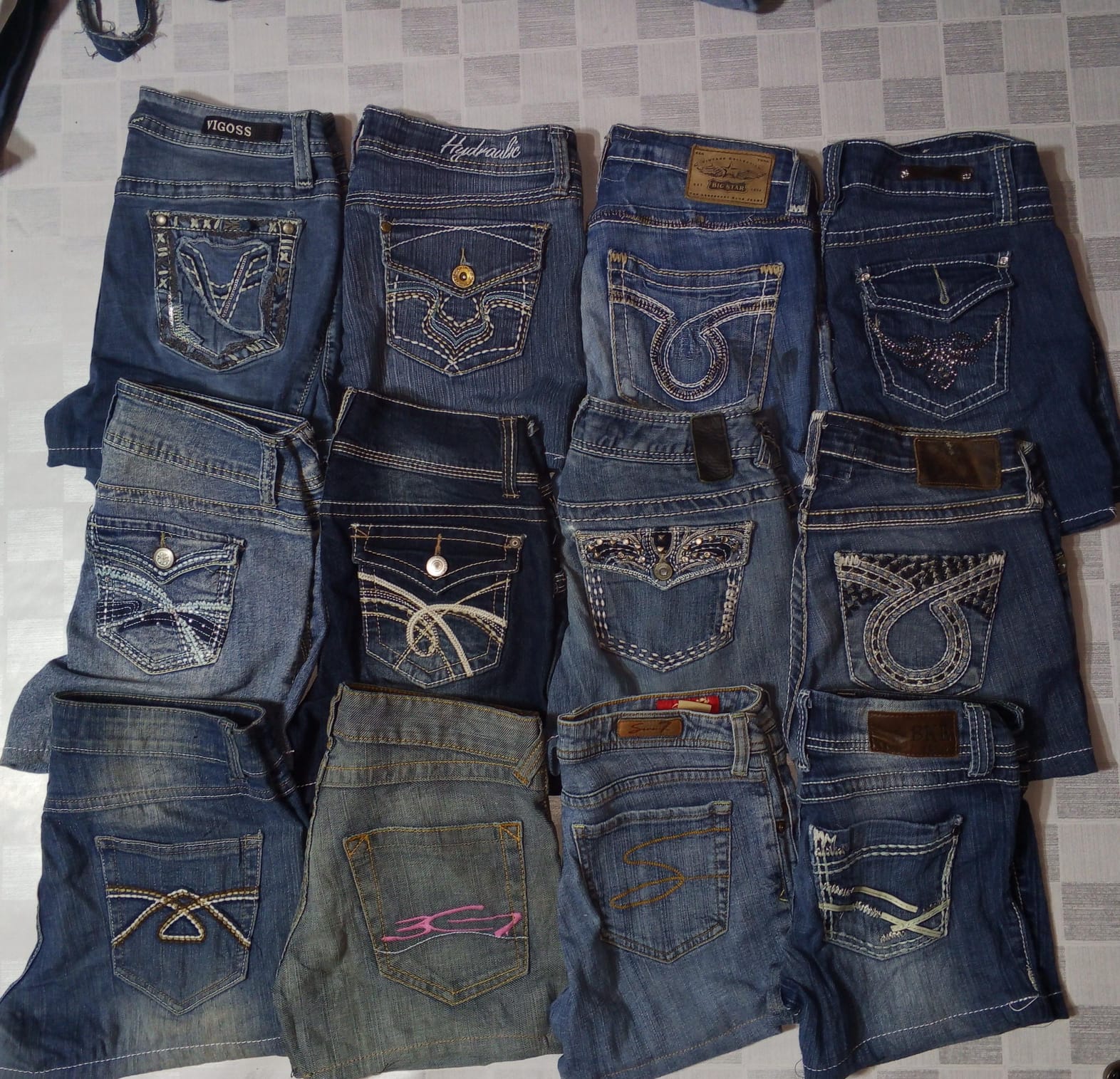 VIGOSS AND OTHER MIX BRANDS MINI SHORTS (ID 1169)