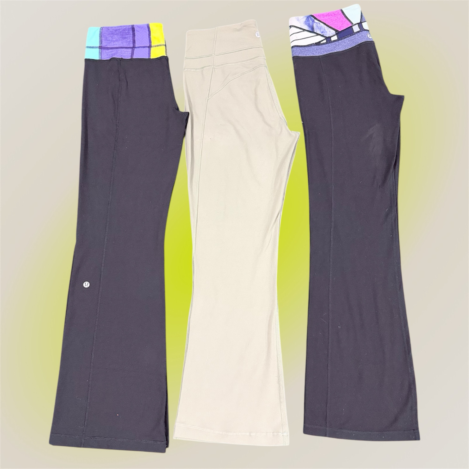 Lululemon flared bottom 62 pieces