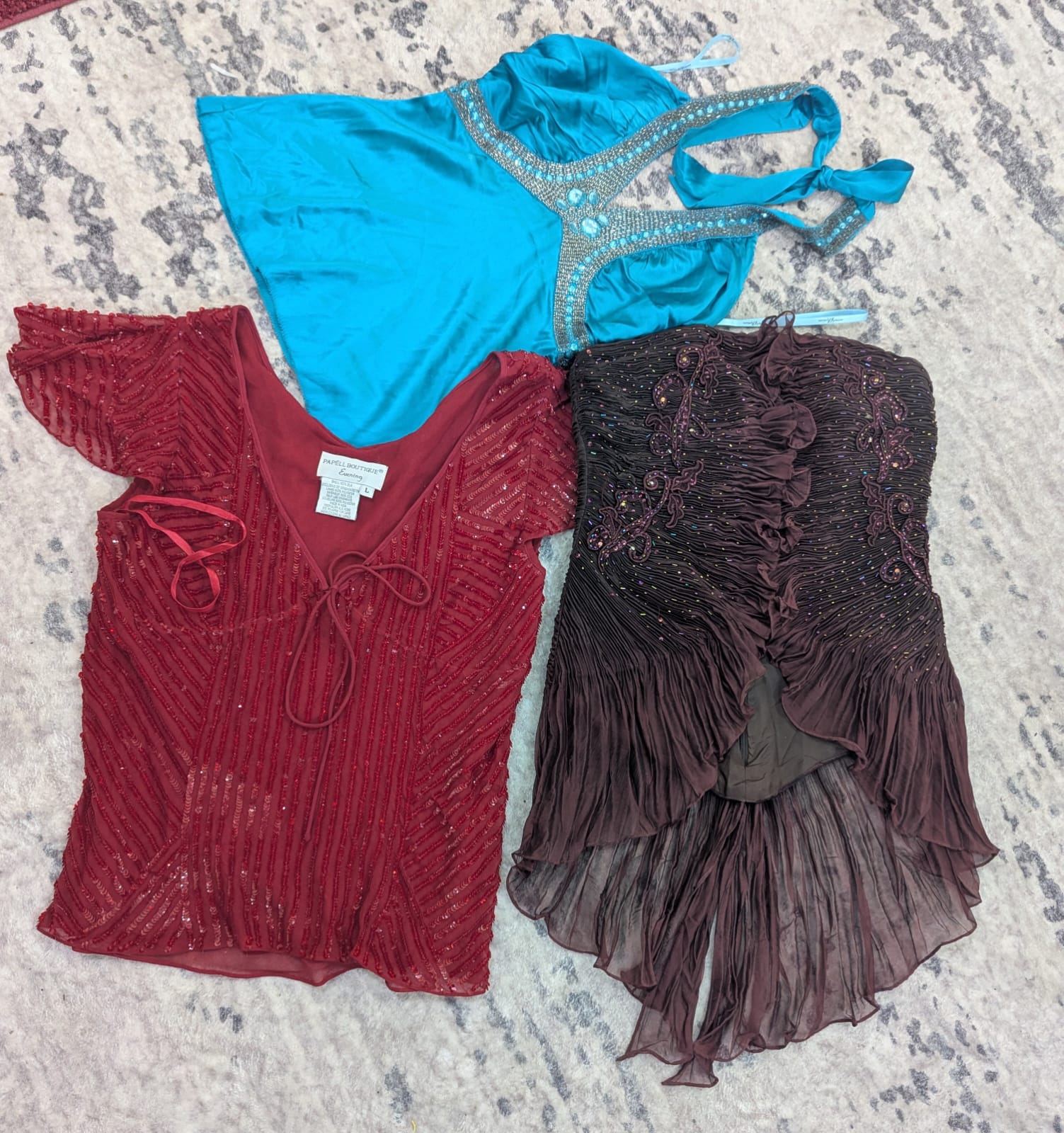 Y2K breaded top 20 pcs