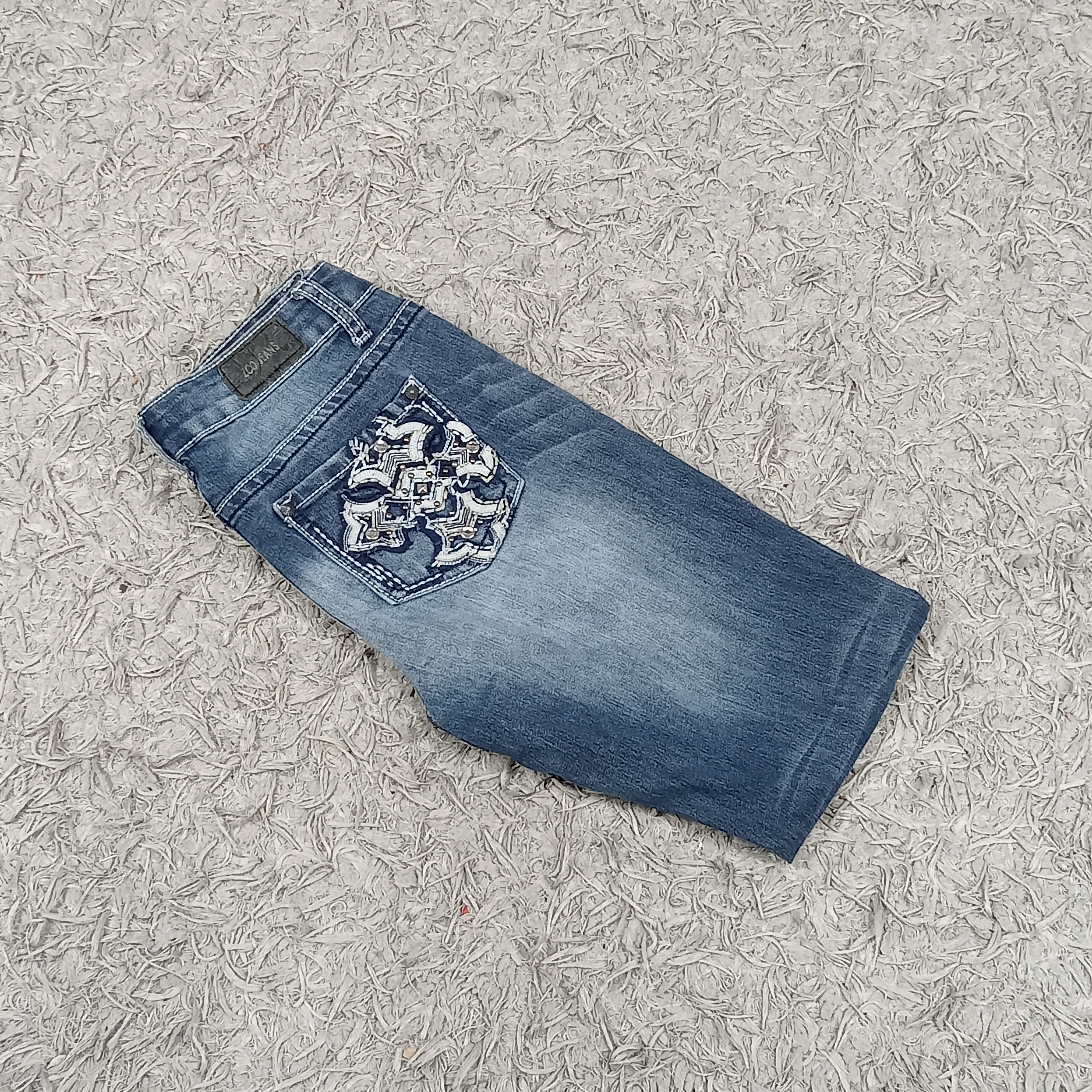Y2K FLARE EMBELLISH DENIM JEANS BUNDLE 05