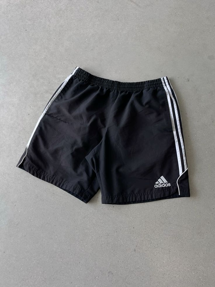 Branded sports shorts