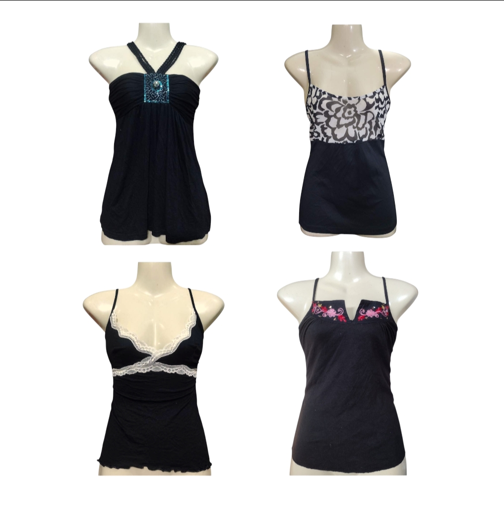 Midnight Black Camis