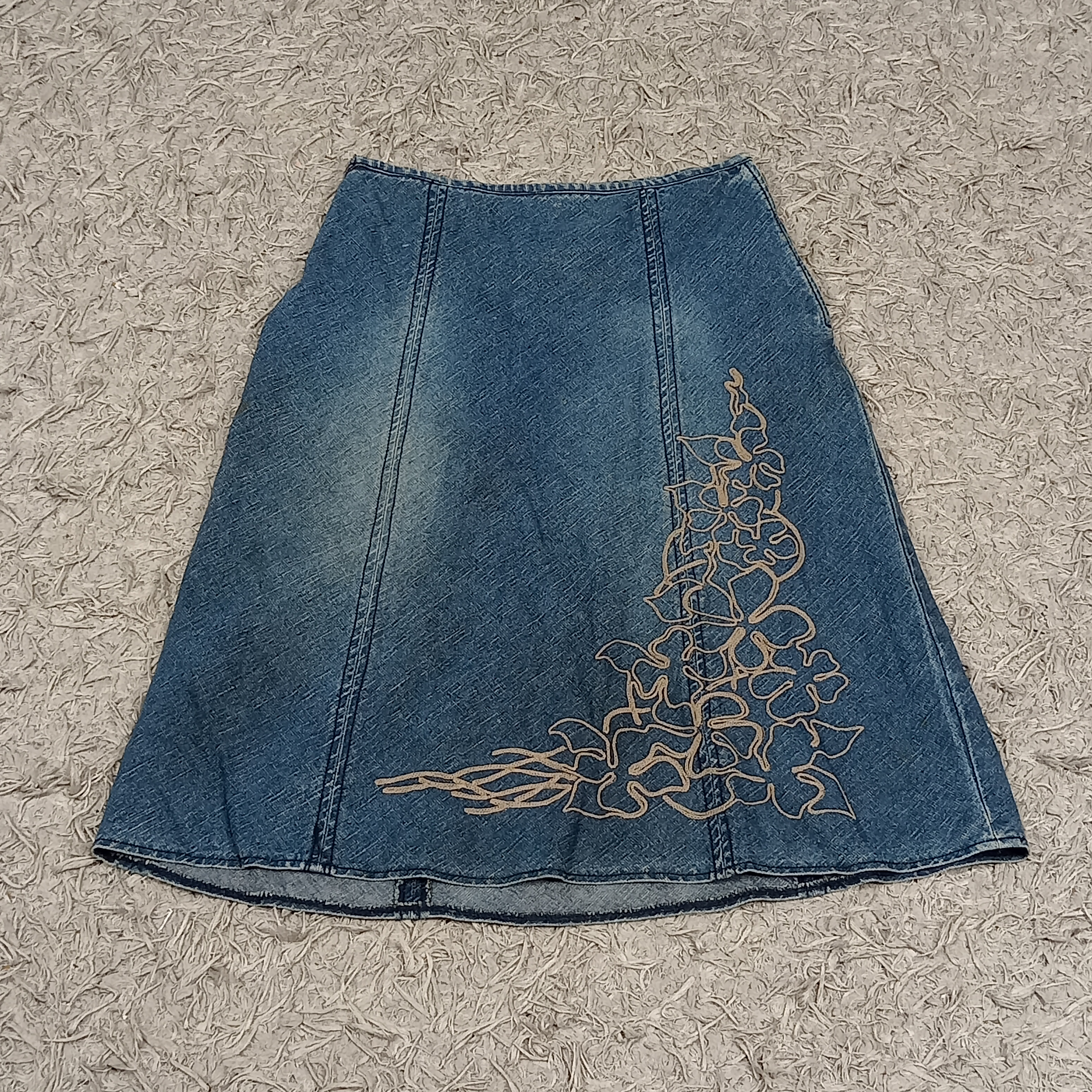 ENSEMBLE DE JUPES MIDI EN DENIM Y2K