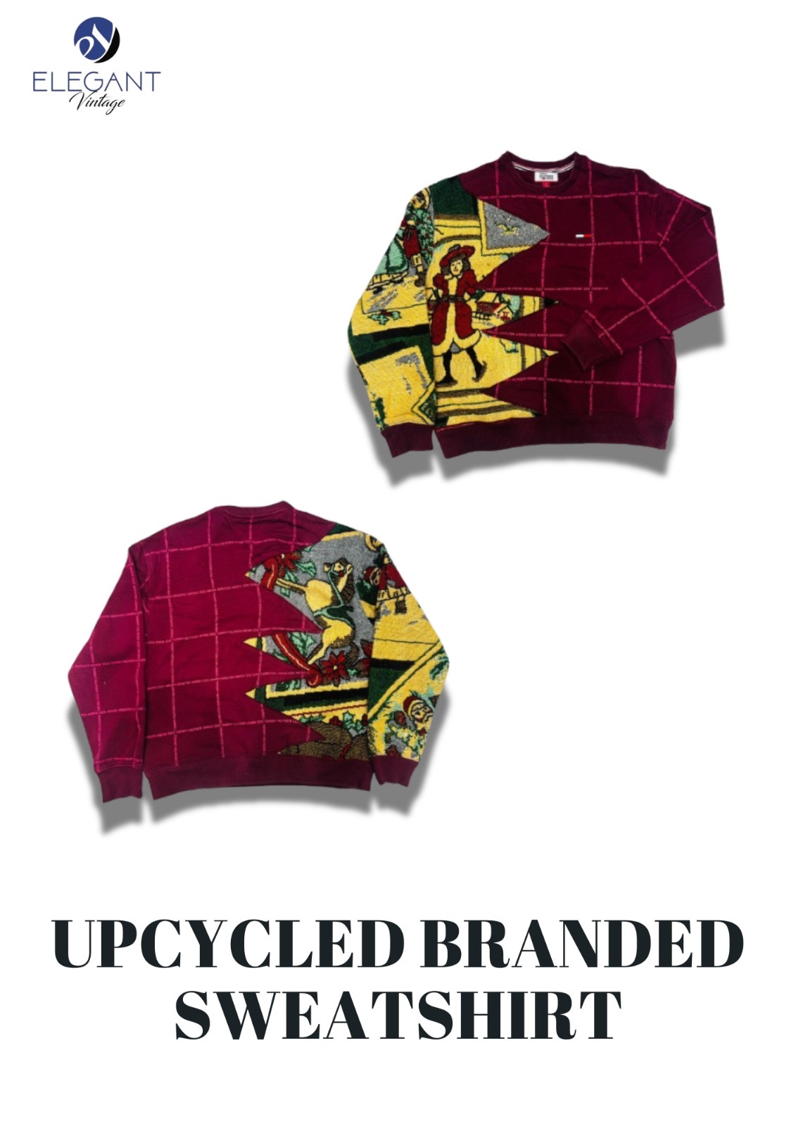 UPCYCLED Branded Sweatshirts - EVM0211