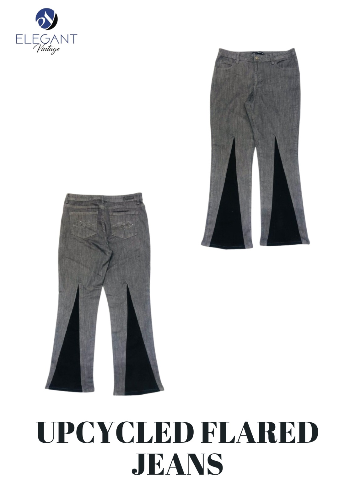 UPCYCLED Flared Jeans - EVR0221