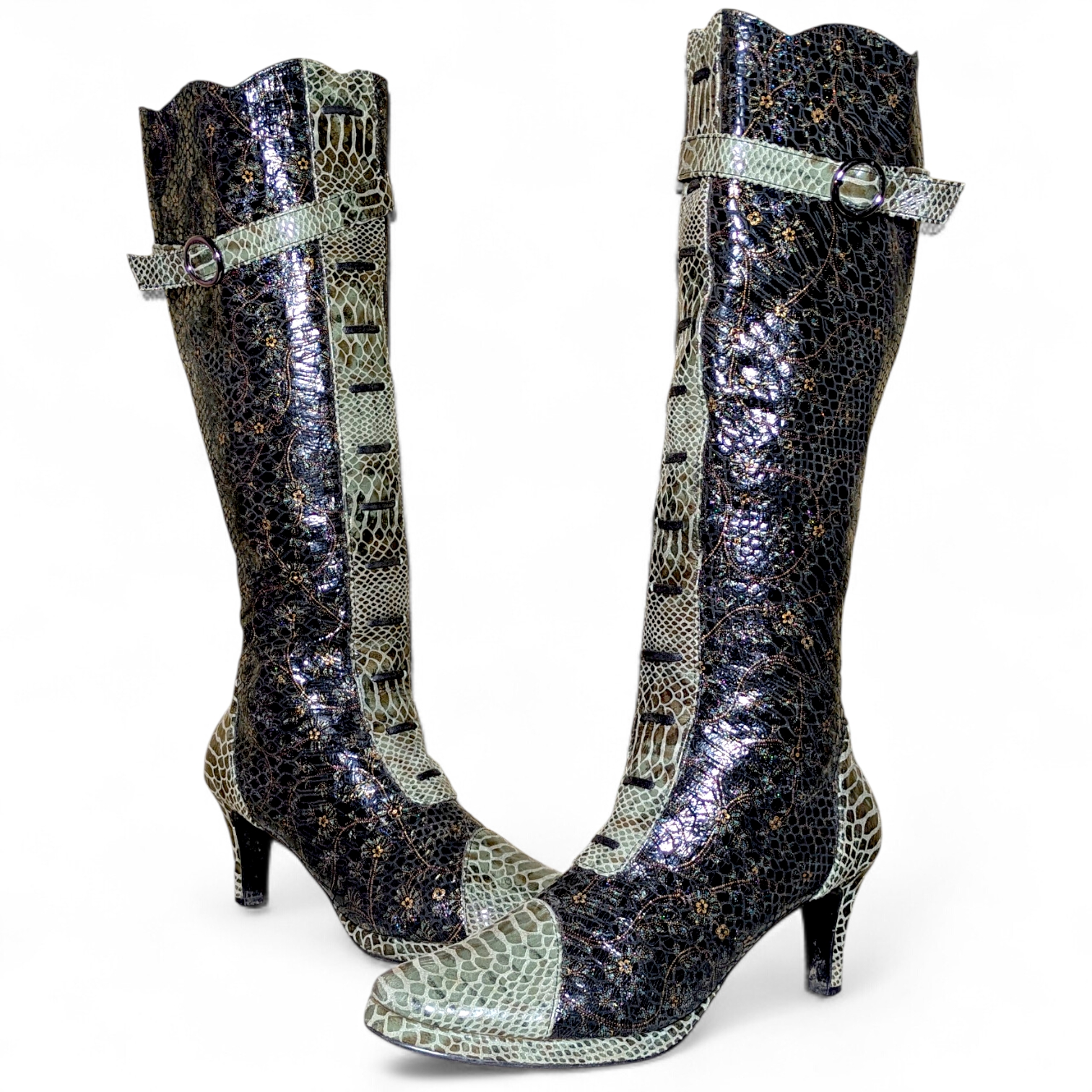 SA455 Women's High knee Tall Boots Collection - Po..