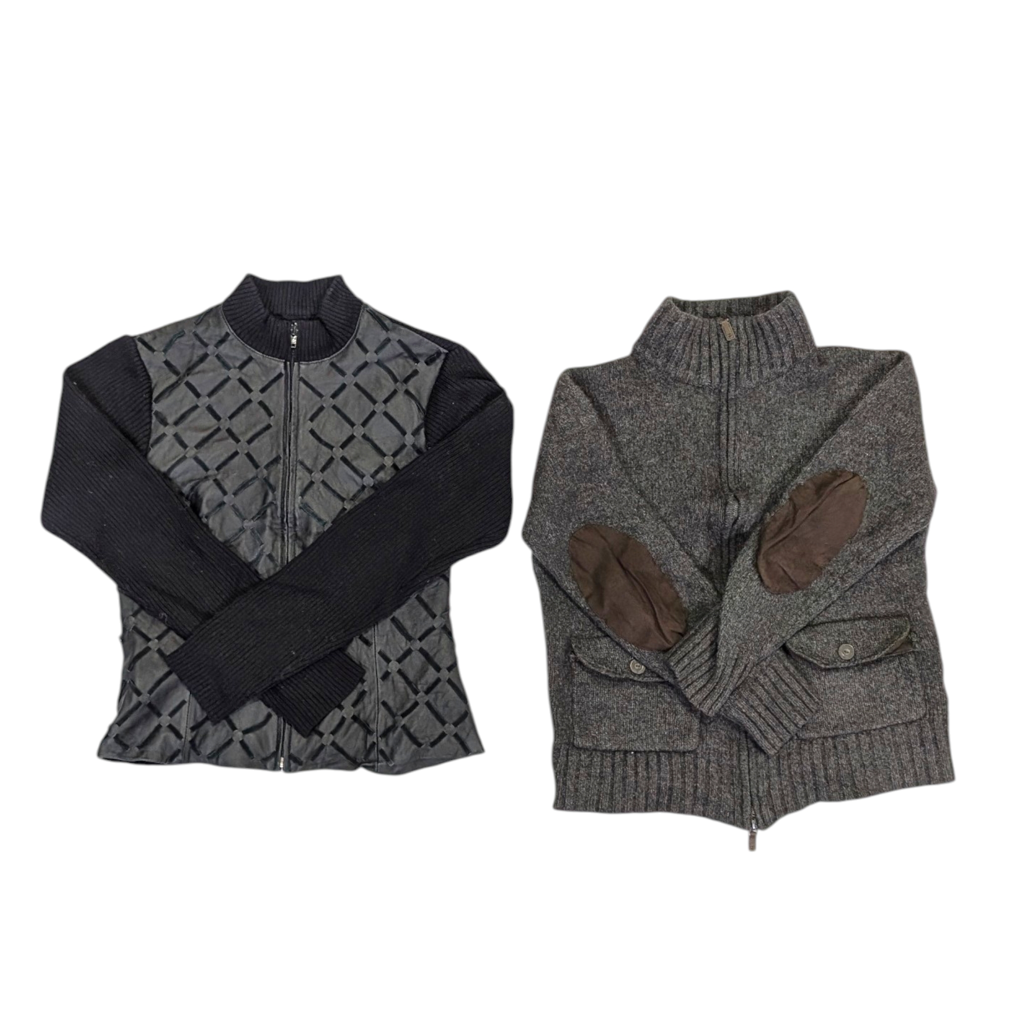 Maglione con zip Y2K anni '90