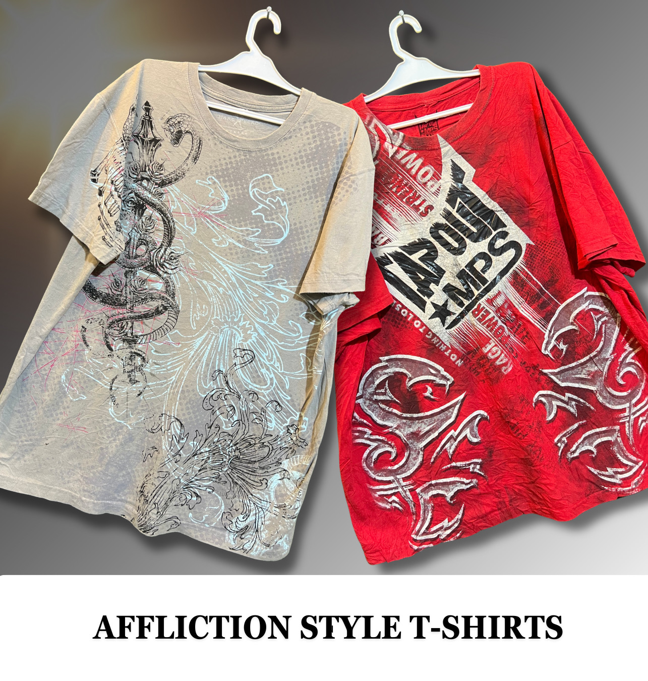Vintage Affliction Style T Shirts