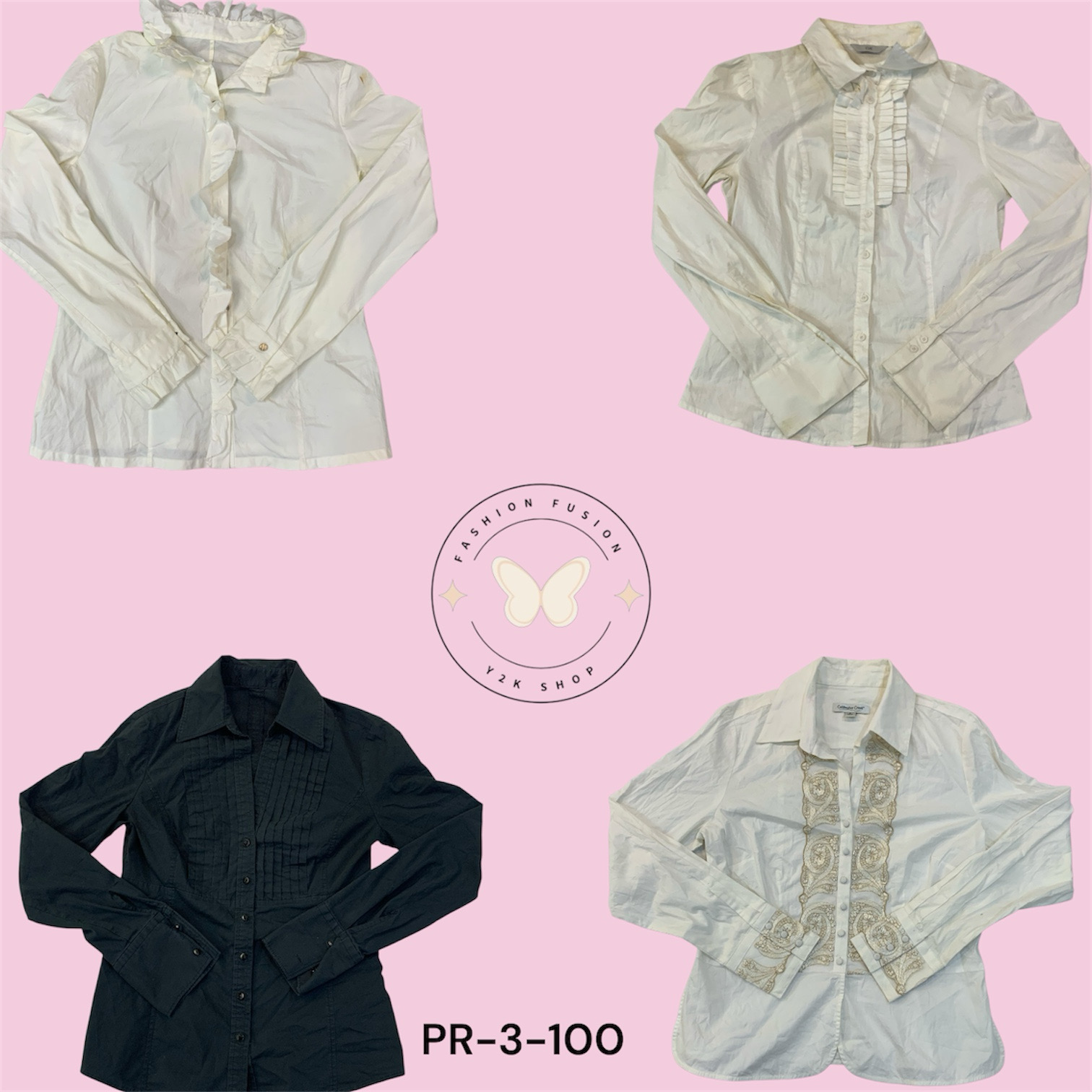 Classic Cotton Blouse for Women – Comfortable Casu..