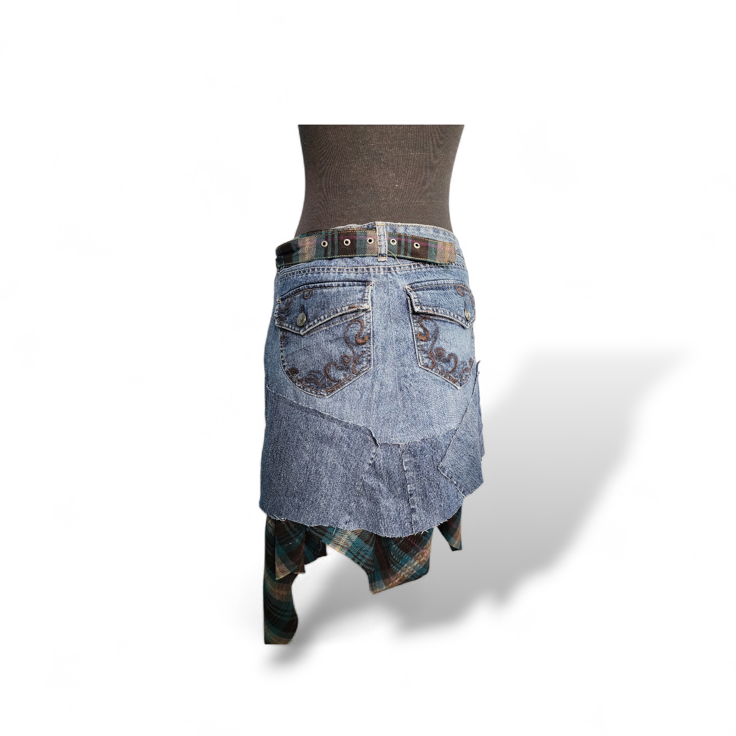 UPCYCLING DENIM TARTAN ROCK