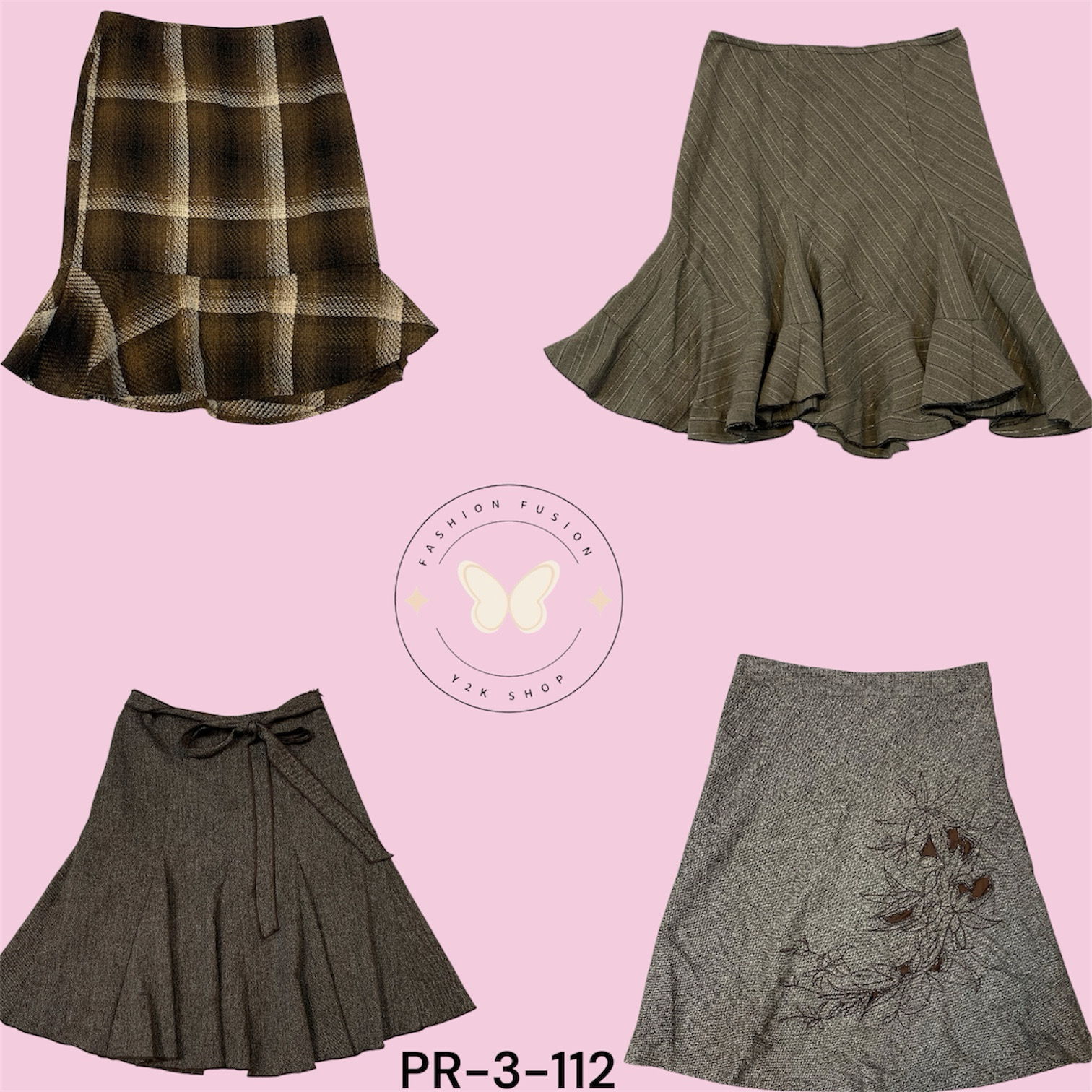 Wool A-Line Skirt – Soft & Warm Winter Essential  ..