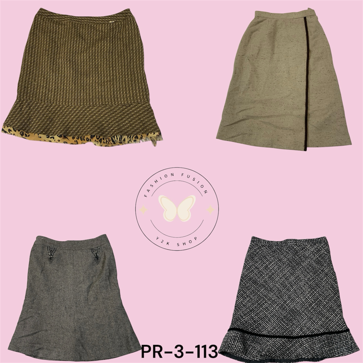 Women’s Knee-Length Wool Skirt – Cozy Everyday Wea..