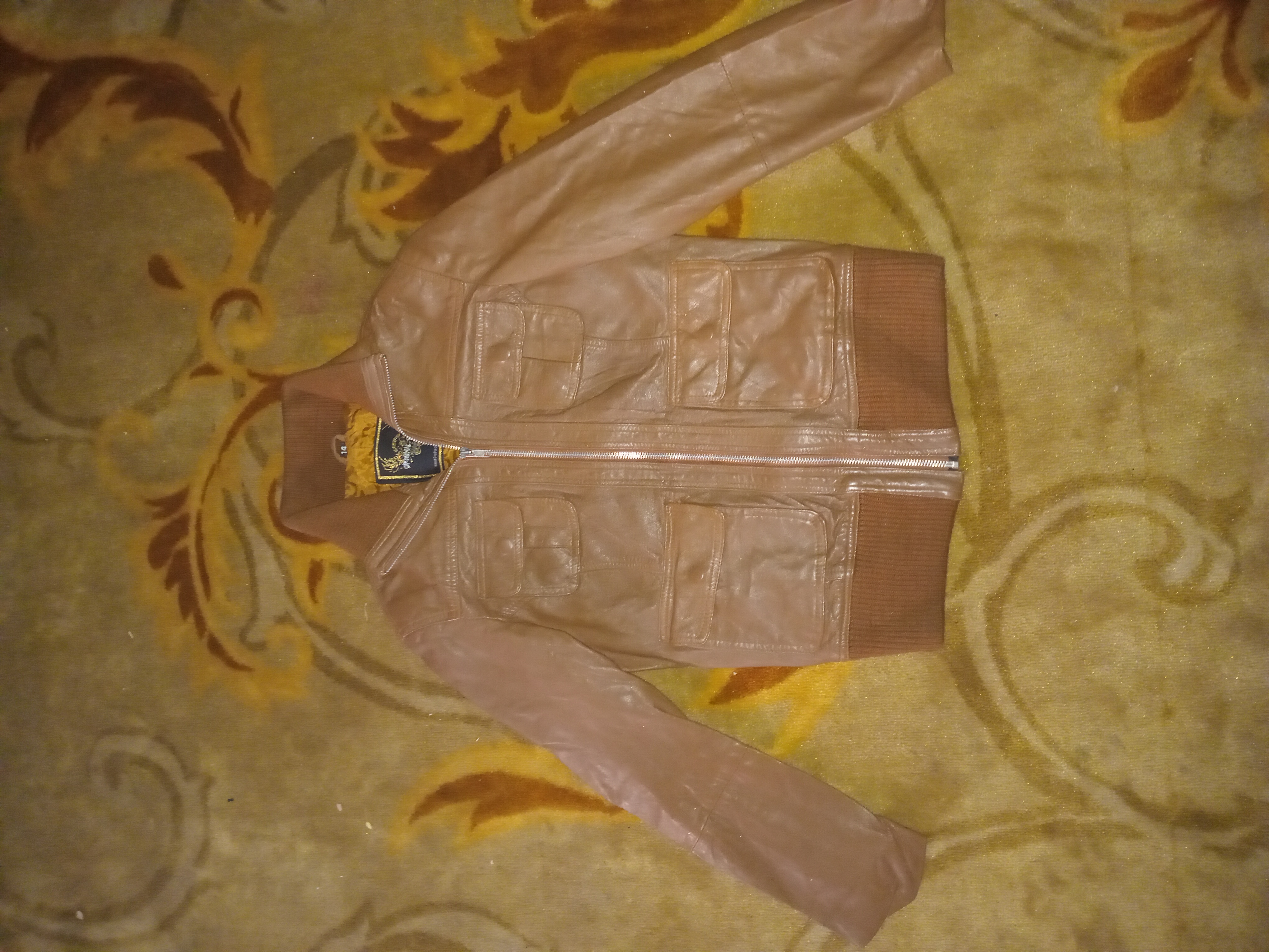 Leather bomber jackets women