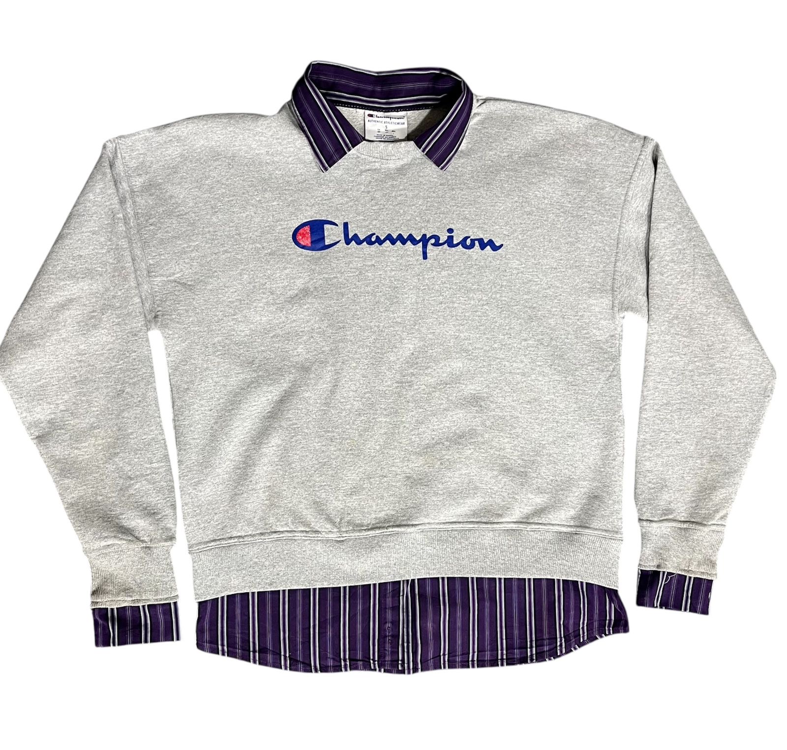 Upcycled branded sweatshirt