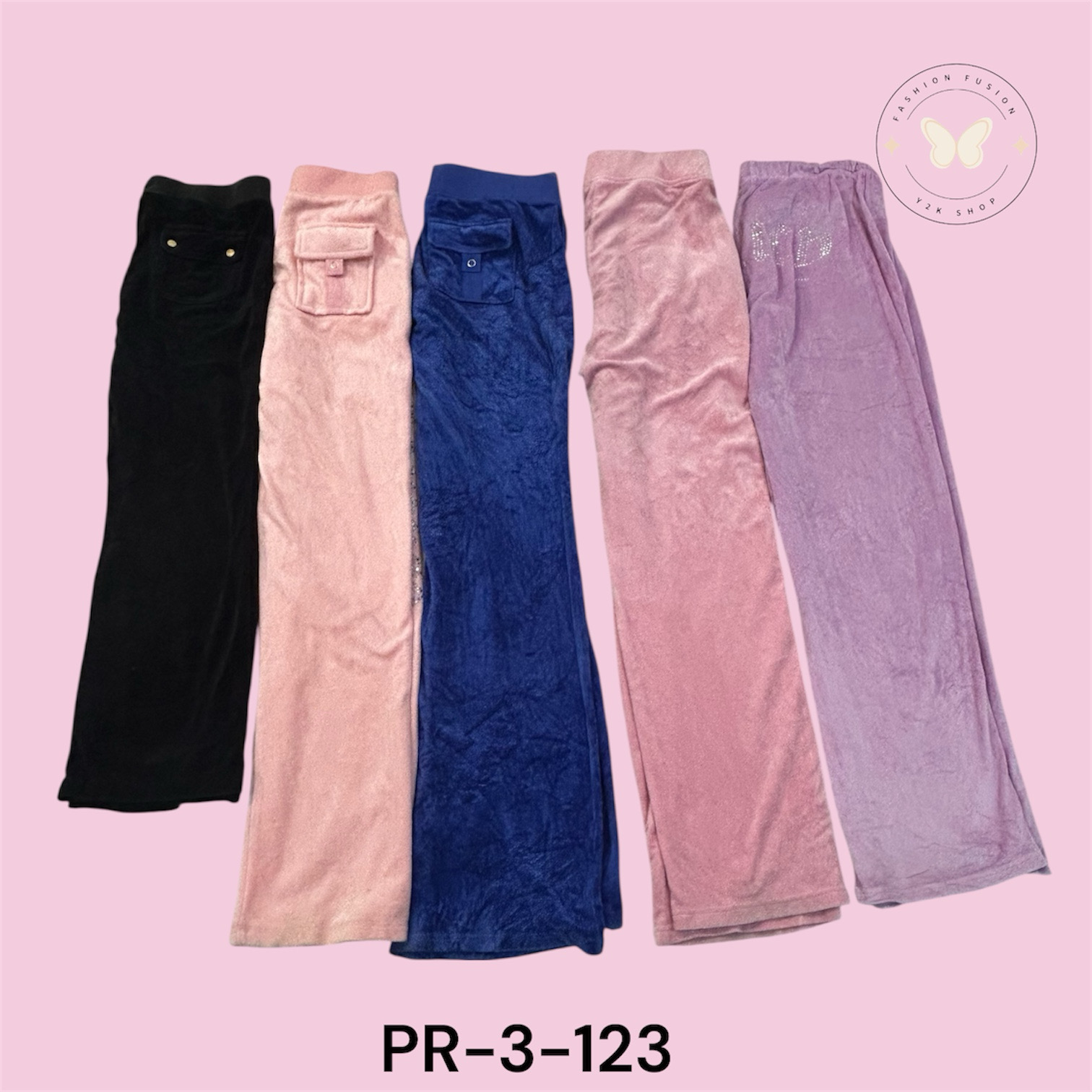 Juicy Couture Women’s Velour Trousers – Chic Comfo..