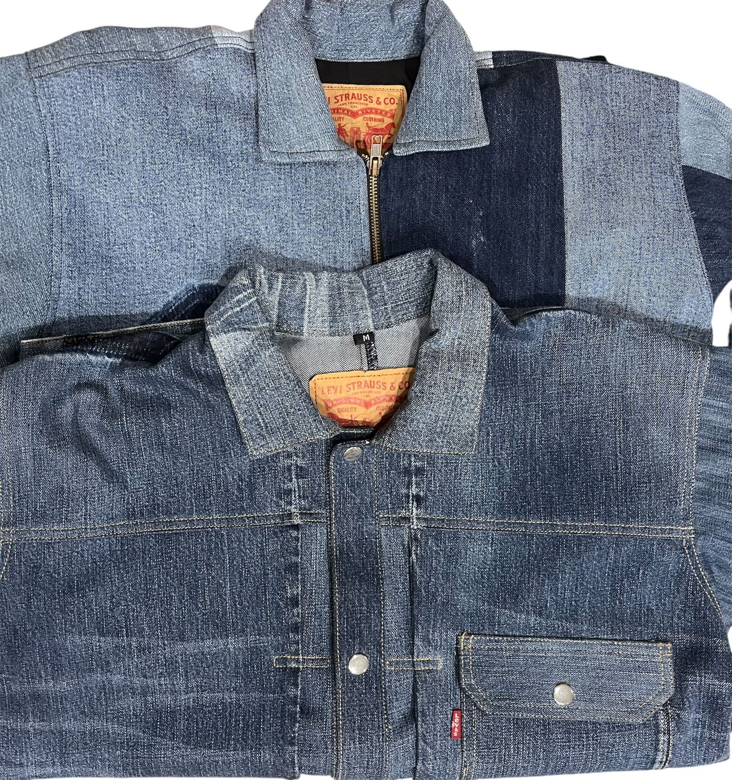 Upcycled Levis Denim Patchwork Jacket